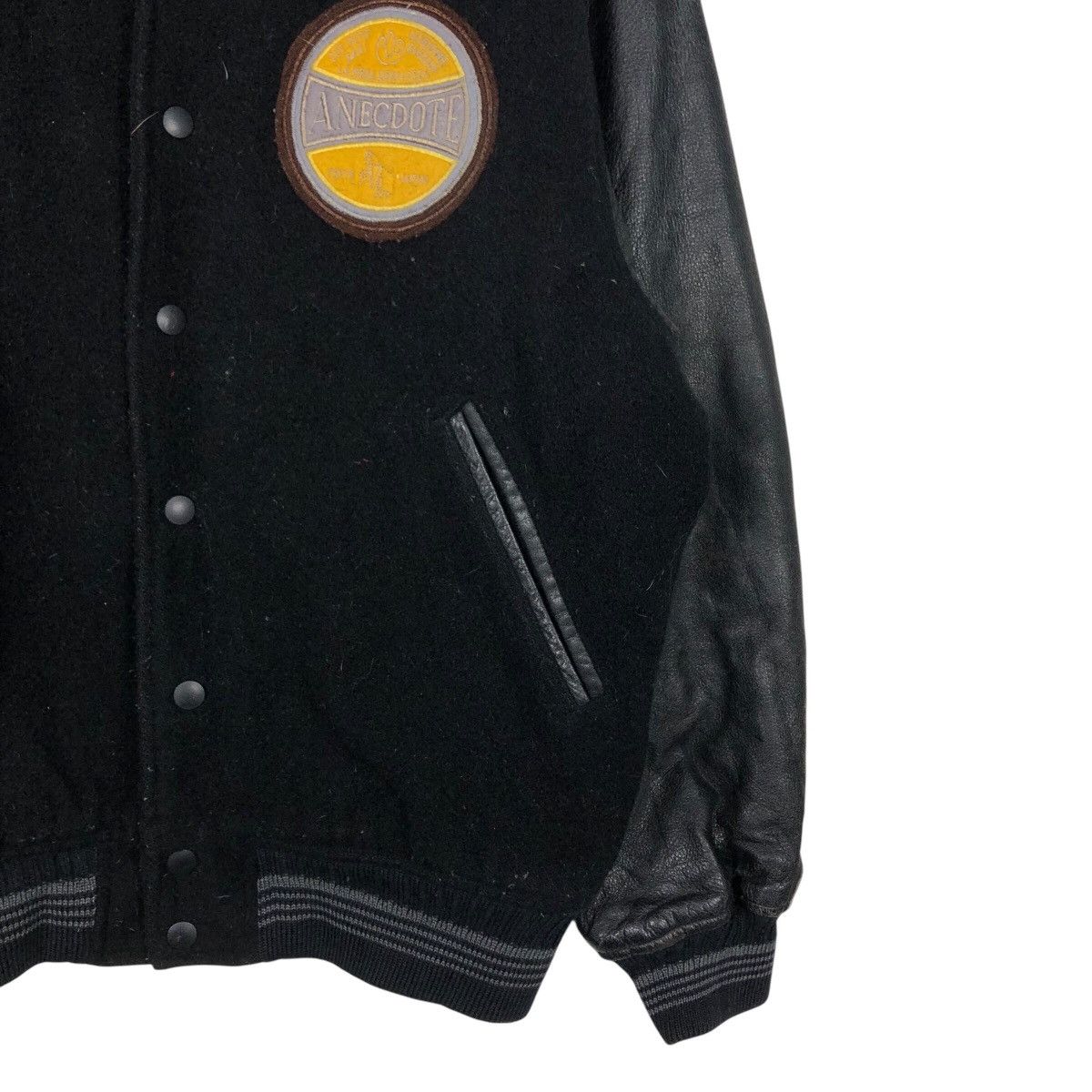 Japanese Brand 📌Vintage Varsity Leather Jacket Zut Petit Issey Miyake Size US L / EU 52-54 / 3 - 6 Thumbnail