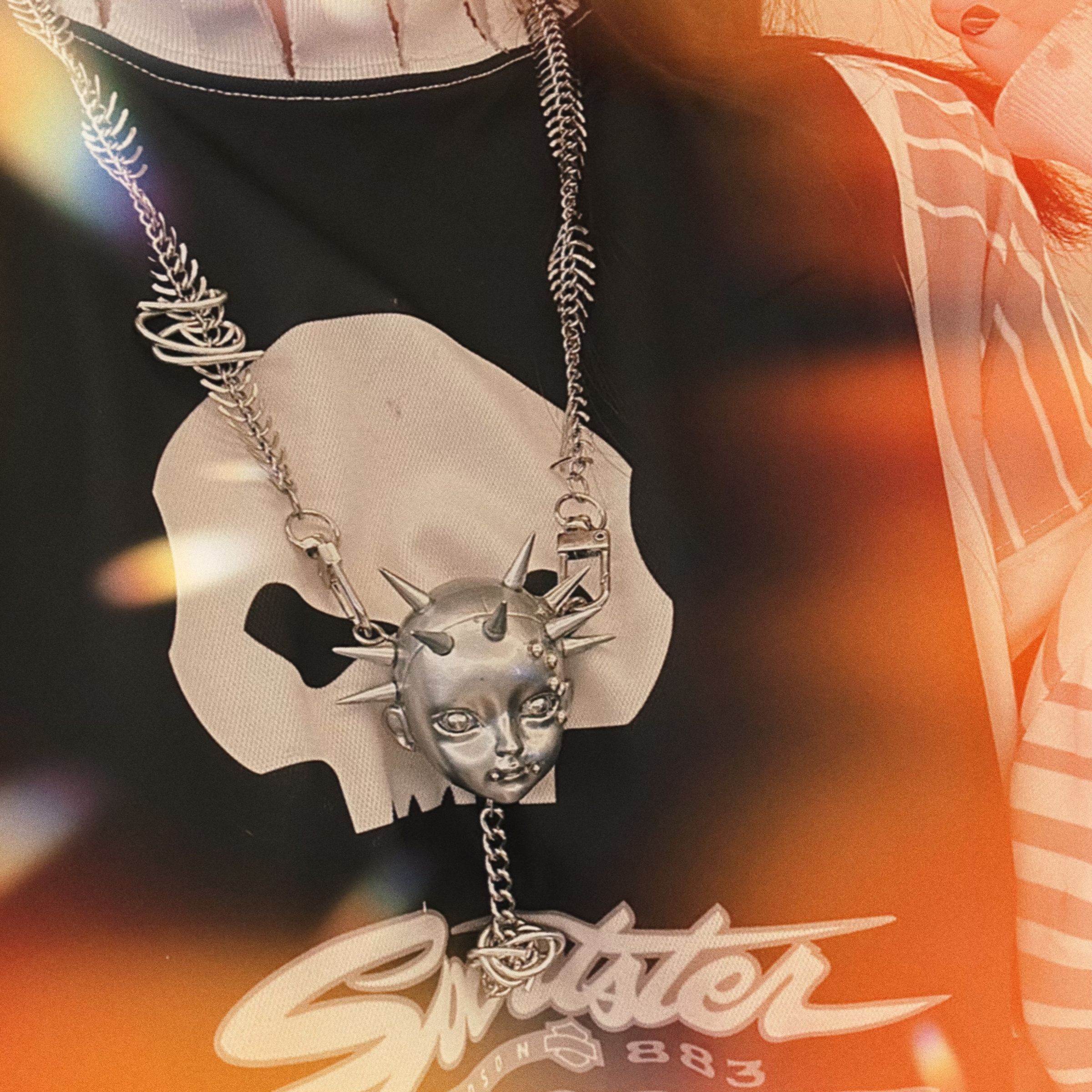 Other Dark STEAL! Y2K Chains Necklace Chain Size ONE SIZE - 2 Thumbnail