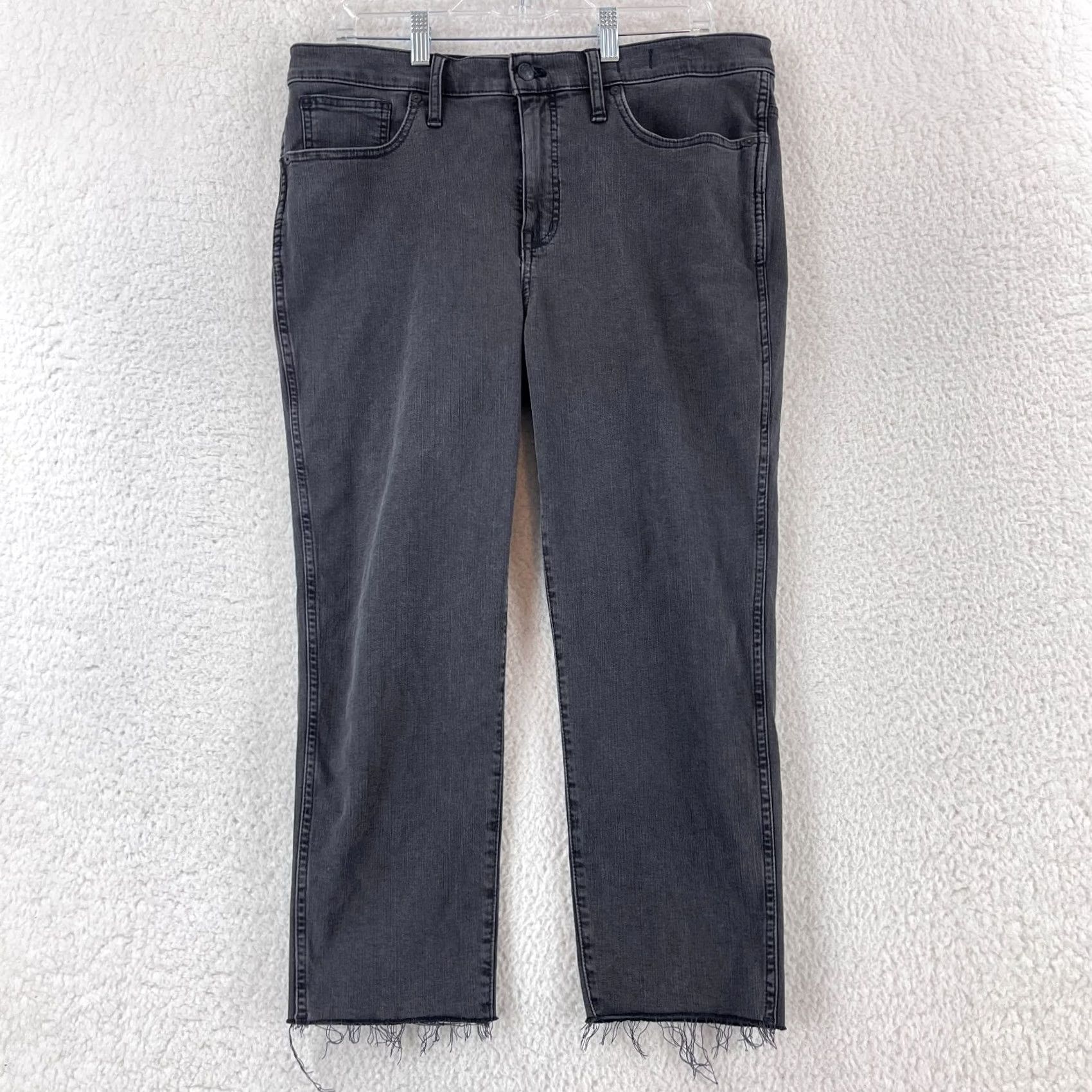 Madewell Madewell Petites Black Denim Stovepipe Jeans Womens 32P 5-Pocket Regular Straight Bohemian 90s Casual Pants Size 24" / US 00 / IT 34 - 2 Thumbnail