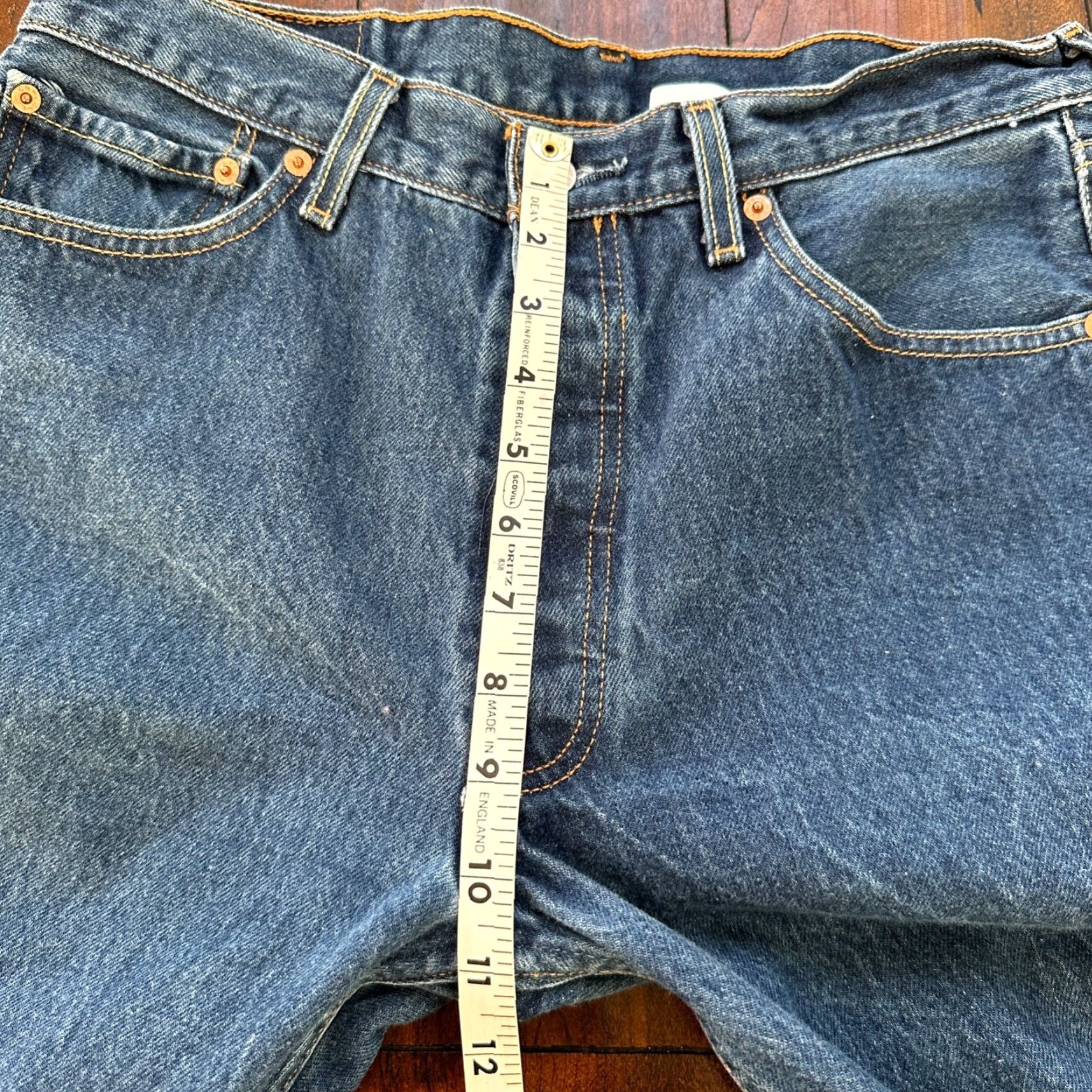 Levi's VINTAGE Levi's 501 XX Jeans Denim Straight 34x30 Button Fly 90s USA Men Size US 34 / EU 50 - 4 Thumbnail
