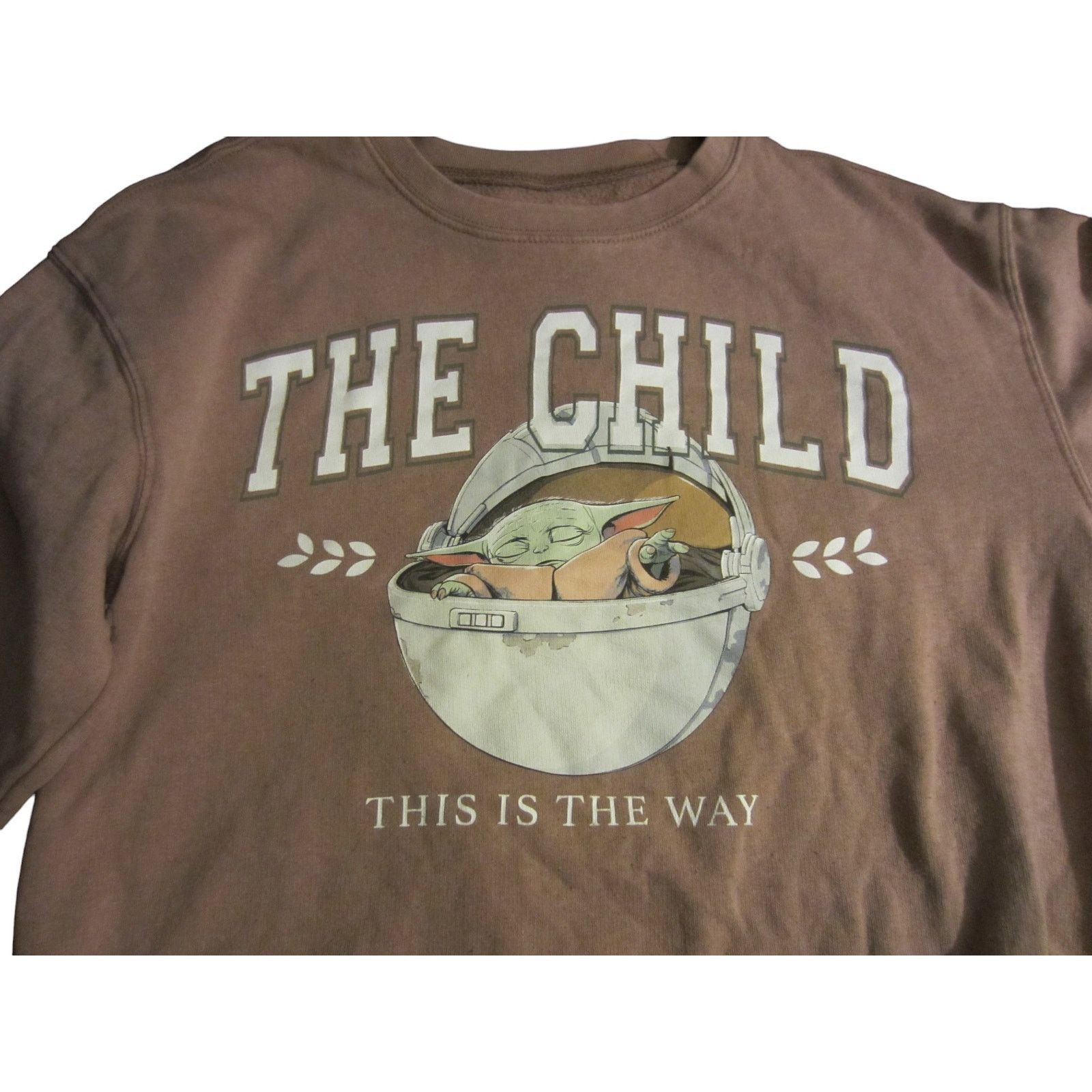 Star Wars Star Wars Mandalorian The Child Baby Yoda Brown Crewneck M Size M / US 6-8 / IT 42-44 - 3 Thumbnail
