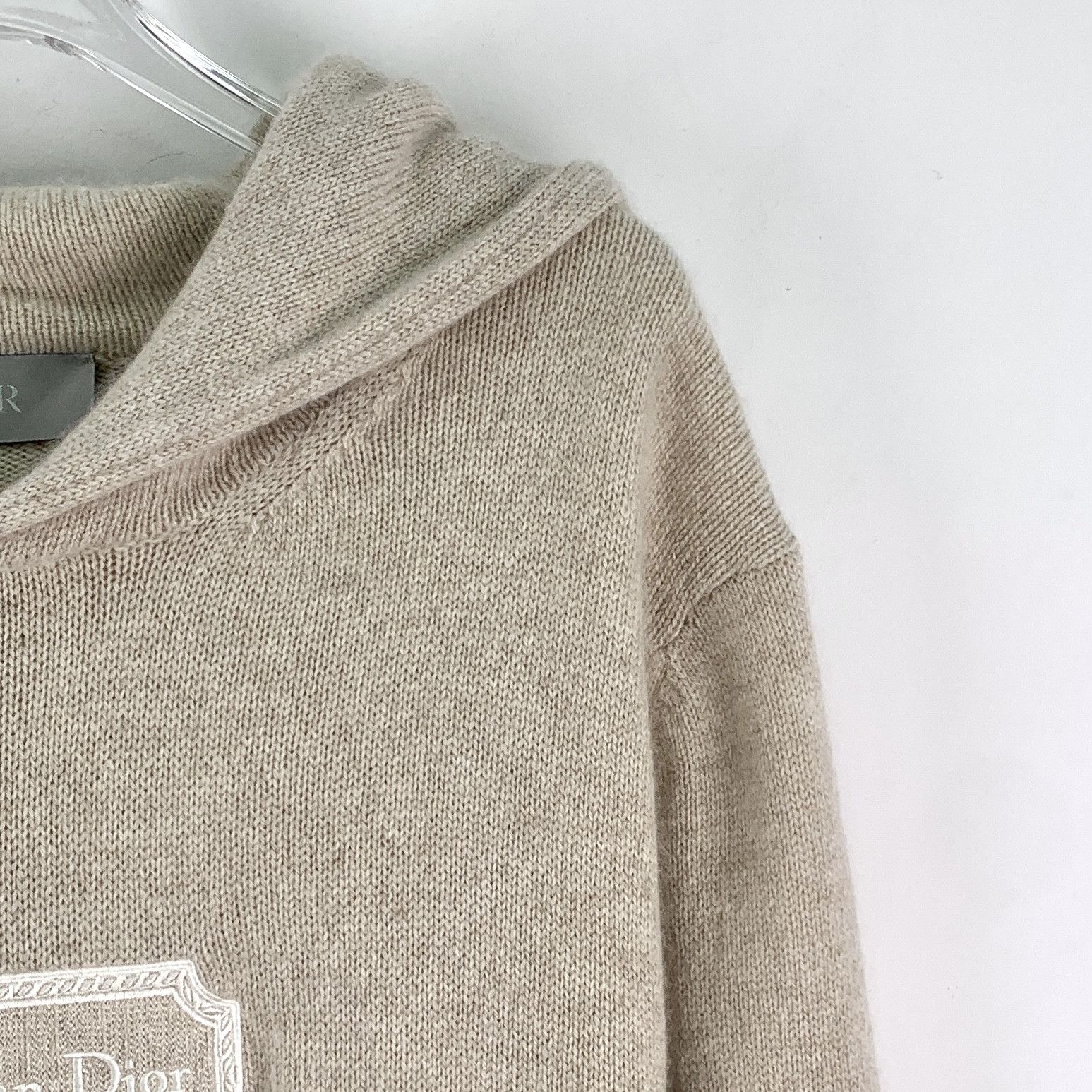 Dior Dior Logo Cashmere Hoodie Oat (M) Size US M / EU 48-50 / 2 - 3 Thumbnail