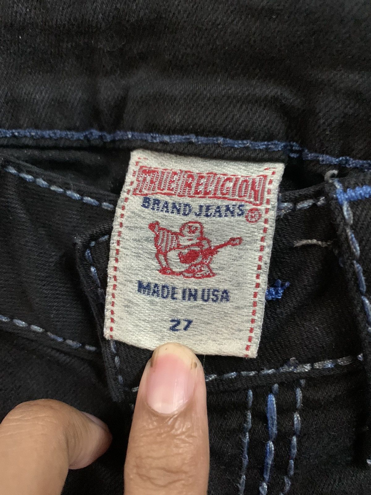 True Religion Made In USA True Religion Low Rise Jeans Like New Size US 27 - 8 Thumbnail