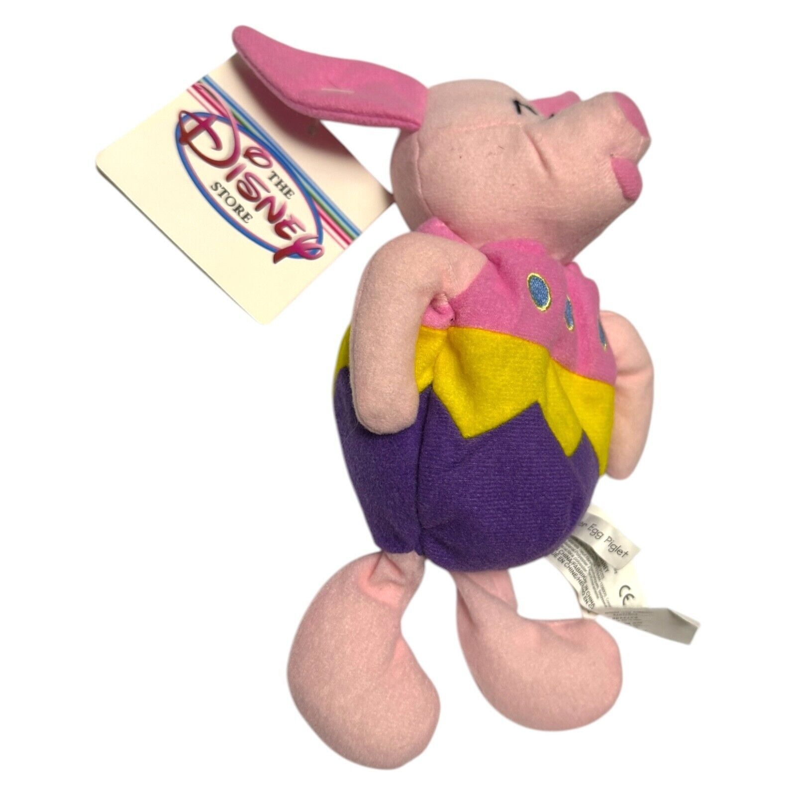 Disney NWT 90s Disney Store EASTER EGG PIGLET Vintage DISNEY Beanie Size ONE SIZE - 2 Thumbnail
