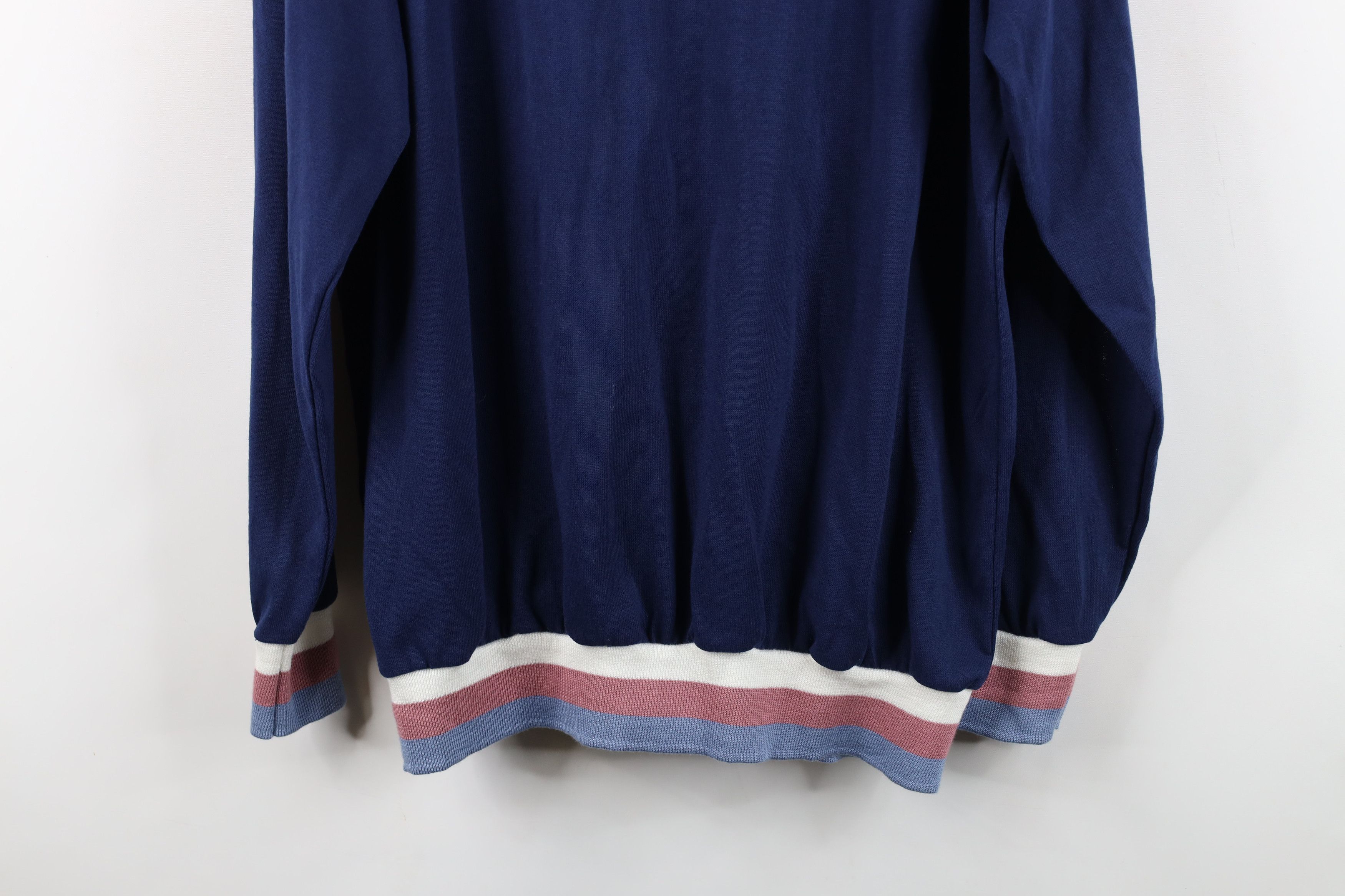 Vintage Deadstock Vintage 70s Streetwear Long Sleeve Rugby Polo Size US XXL / EU 58 / 5 - 10 Thumbnail