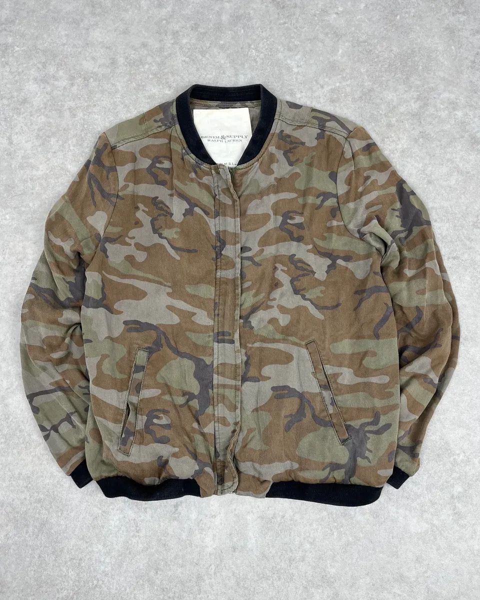 Polo Ralph Lauren 2010s Ralph Lauren Khaki Military Green Camo Light Jacket Size US S / EU 44-46 / 1 - 3 Thumbnail