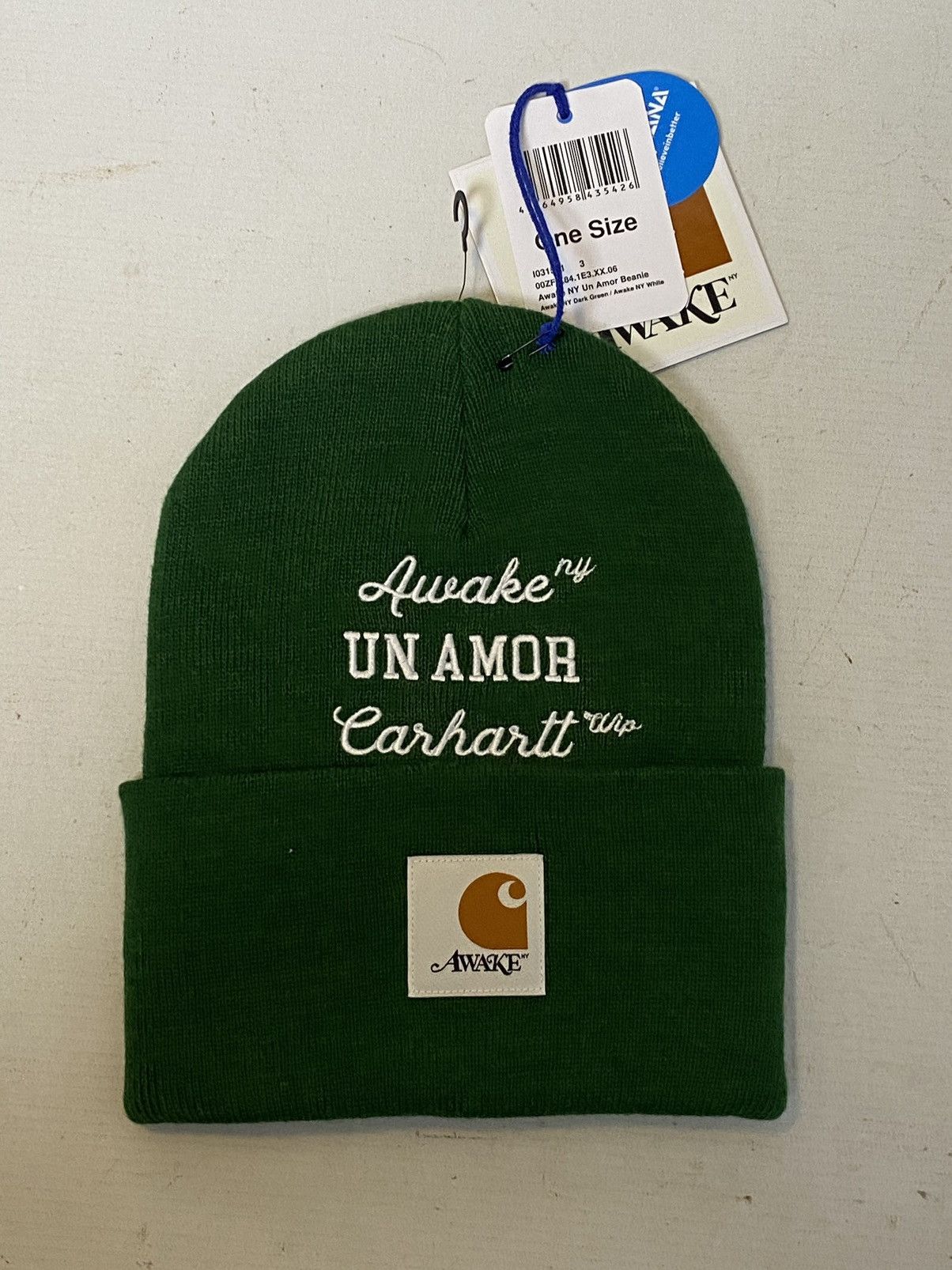Carhartt Wip Carhartt Wip x Awake NY one size beanie new Size ONE SIZE - 3 Thumbnail