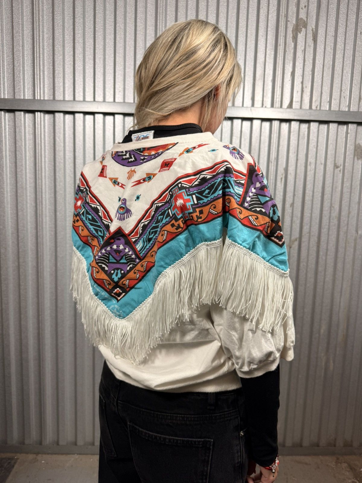 Other Western Aboriginal Fringe Usa Made Western Tee Size L / US 10 / IT 46 - 5 Thumbnail