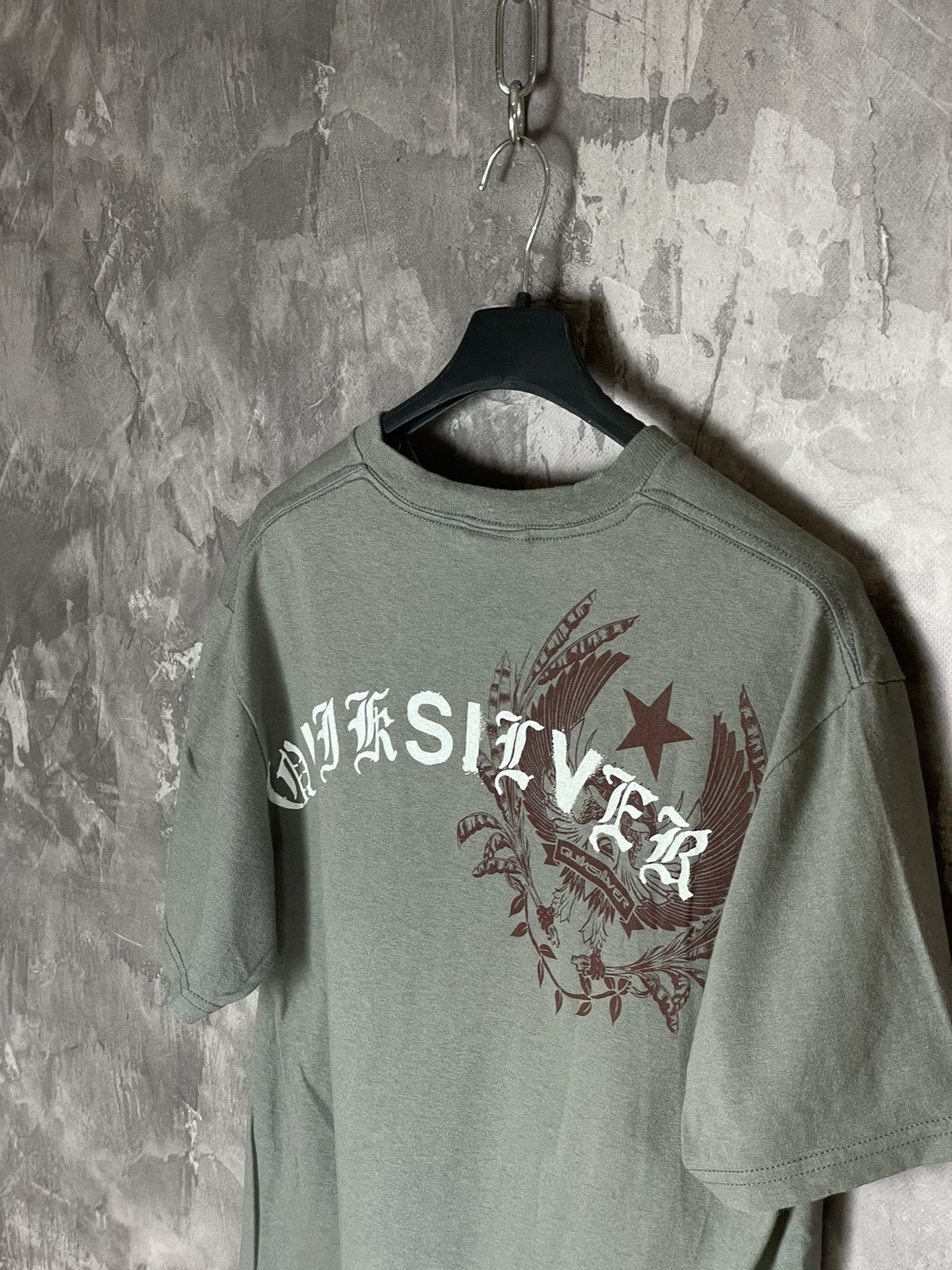 Quicksilver × Quiksilver × Vintage Vintage QUIKSILVER PUNK PRINT T shirt Graphic surf teeY2K Size US S / EU 44-46 / 1 - 7 Thumbnail