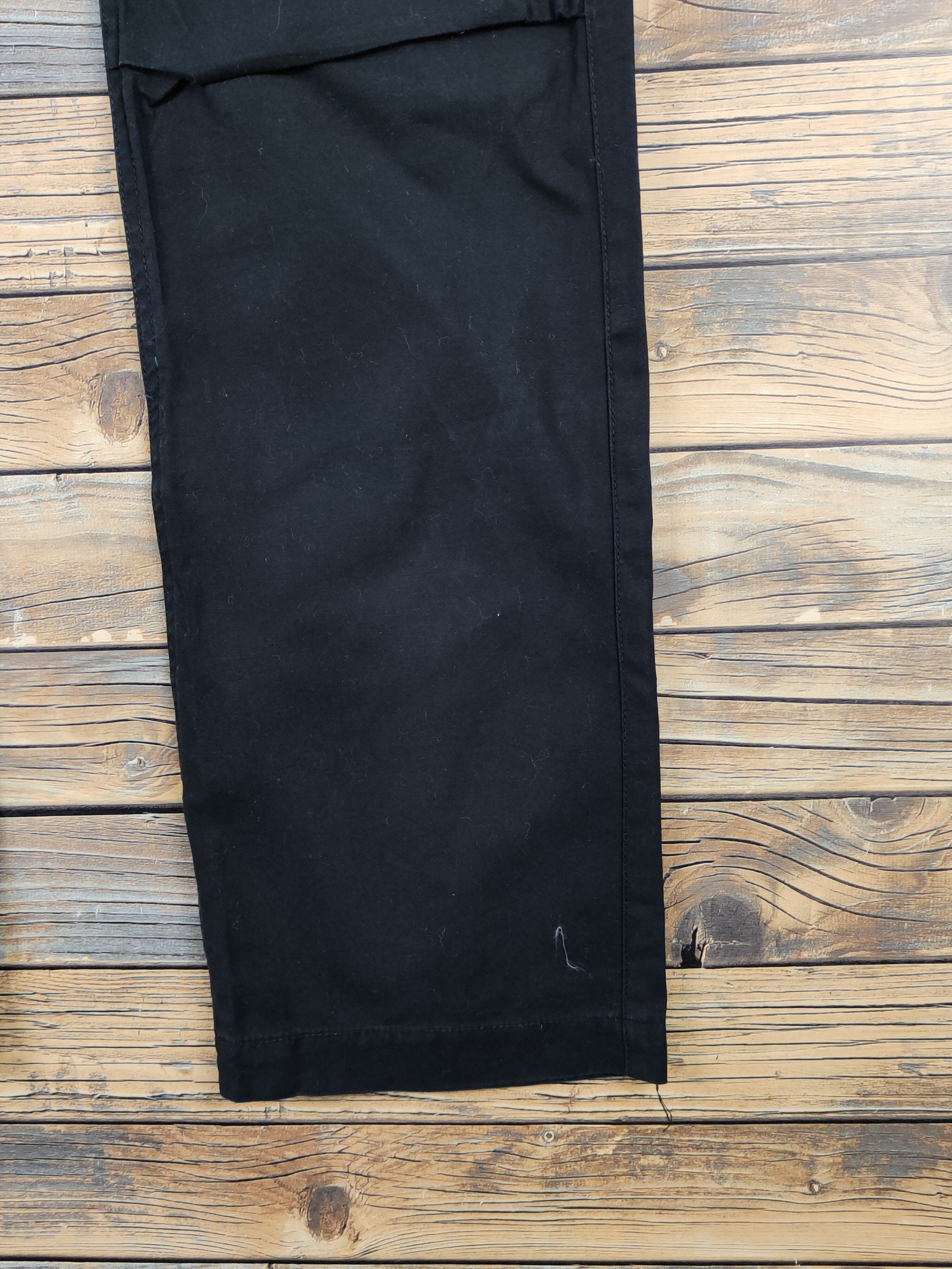 Japanese Brand Denimlab Black Multipocket Tactical Cargo Pants #W141 Size US 32 / EU 48 - 6 Thumbnail