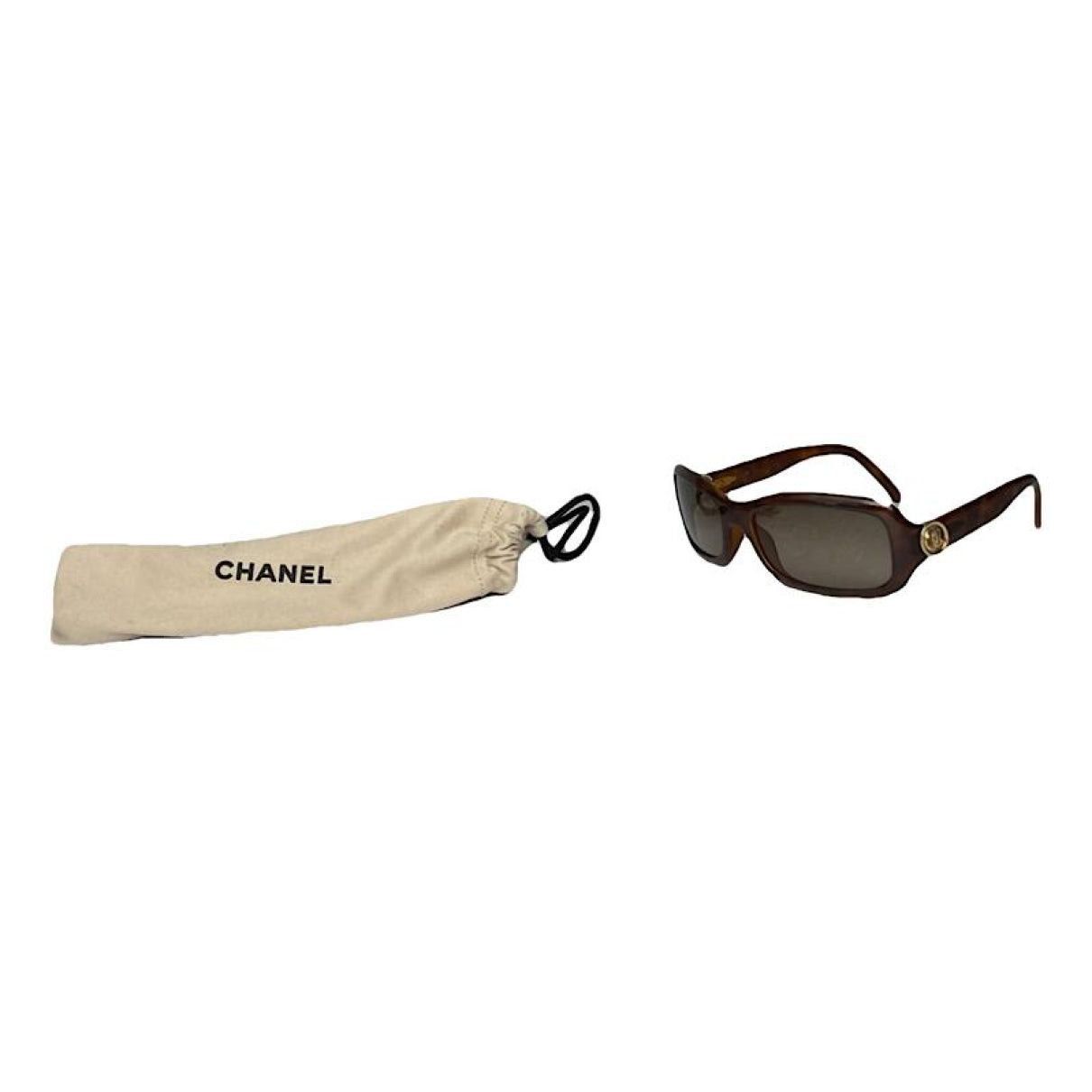 Chanel Brown Plastic Sunglasses Size ONE SIZE - 1 Thumbnail
