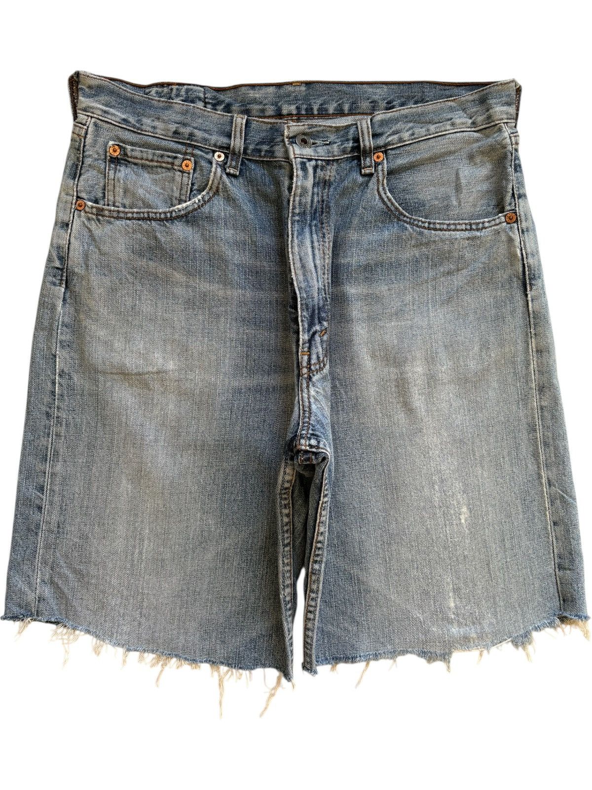 ERL × Levi's distressed jorts 30 破格 ERL × Levi's Levi's x ERL distressed jorts | Grailed