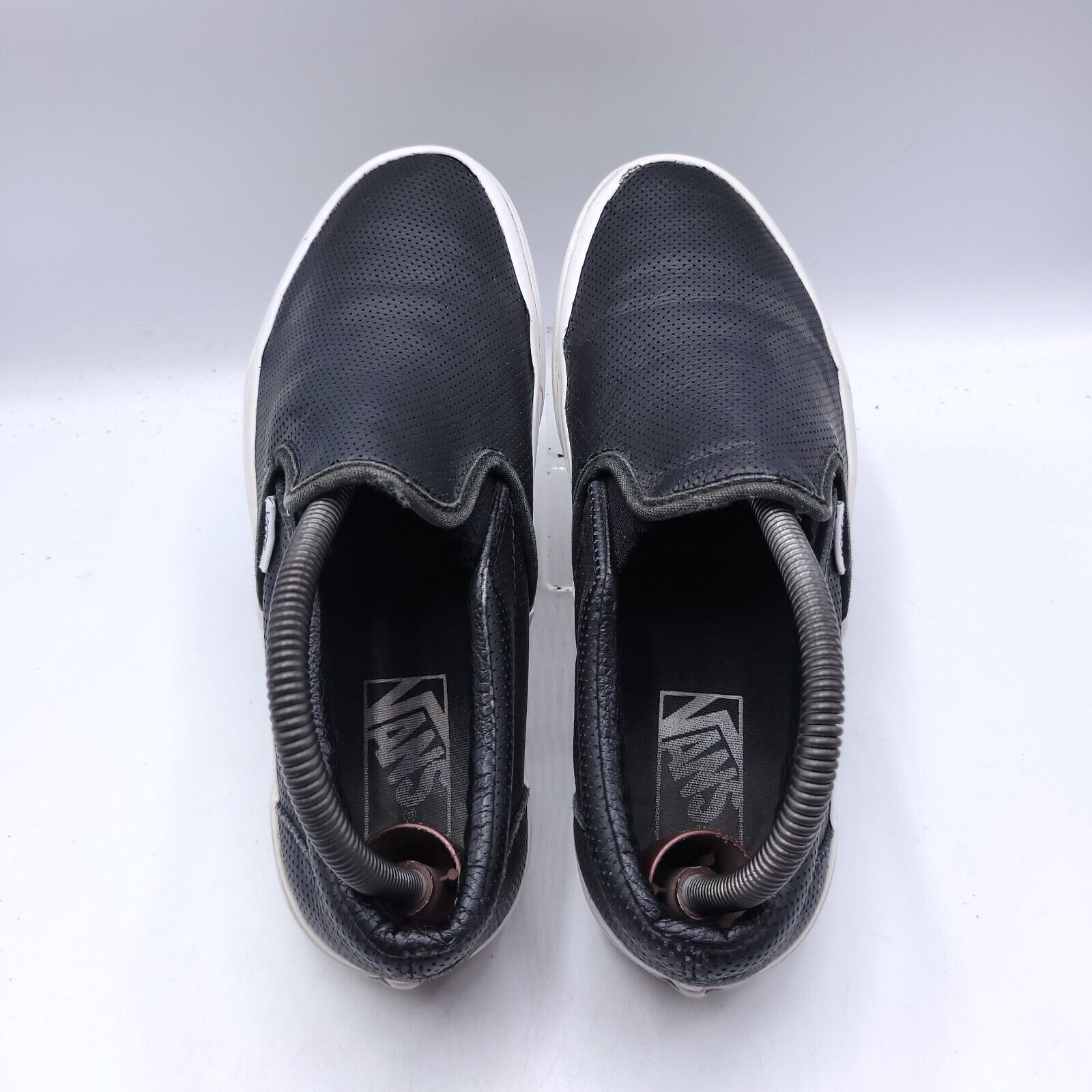 Vans Vans Off the Wall Shoe Womens Size 8.5 Mens 7 TB4R Black Size US 8.5 / IT 38.5 - 4 Thumbnail