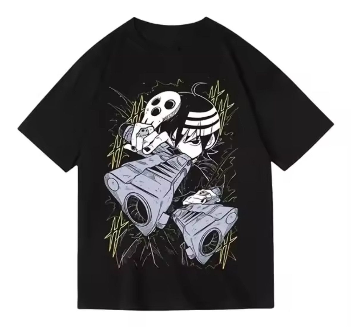 Other Streetwear Gothic Ghost Boy Print T-Shirt Punk Size US XXL / EU 58 / 5 - 1 Thumbnail