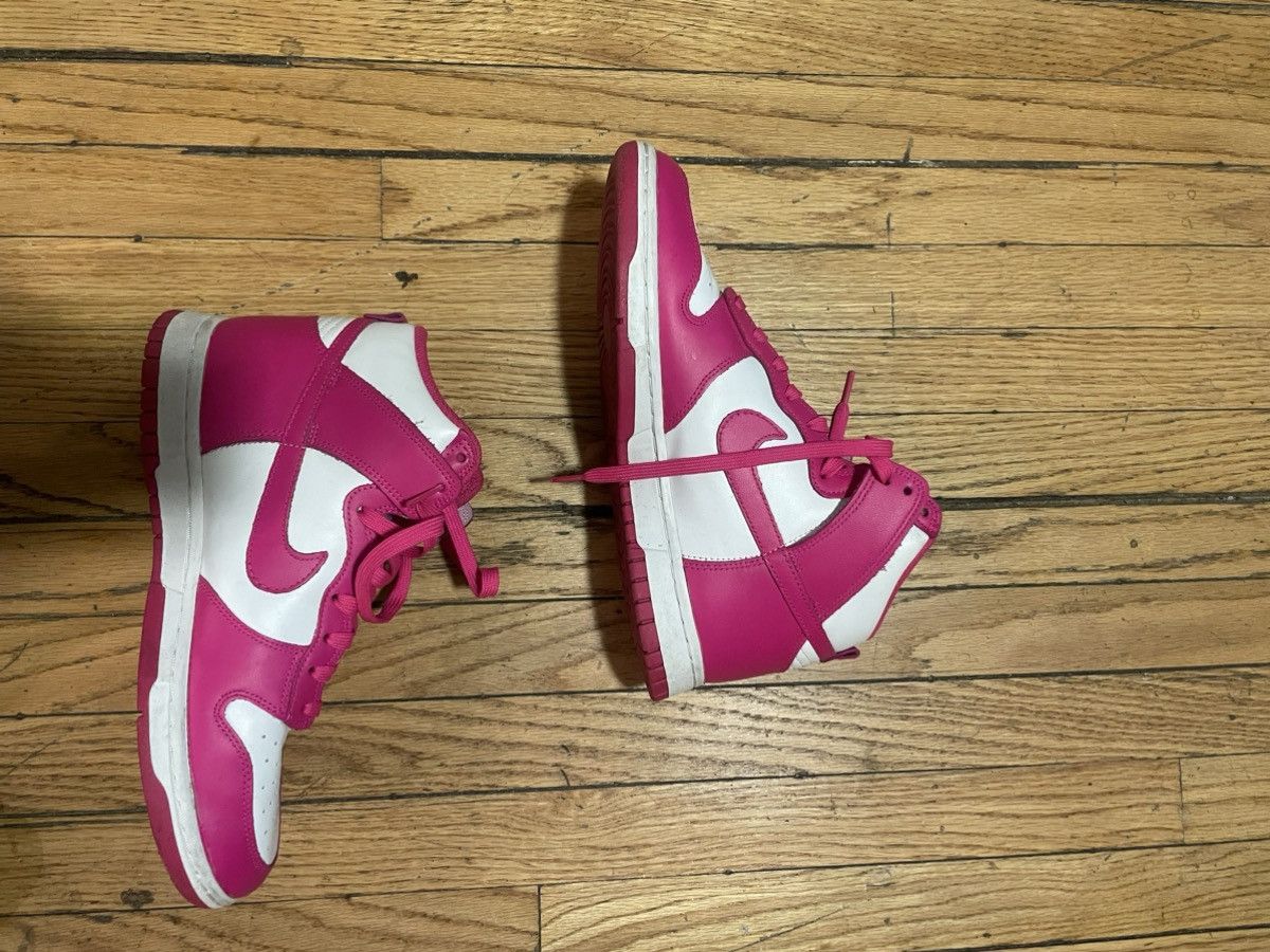 Nike Mens High Top Pink Dunk Sz: 10 Size US 10 / EU 43 - 1 Thumbnail