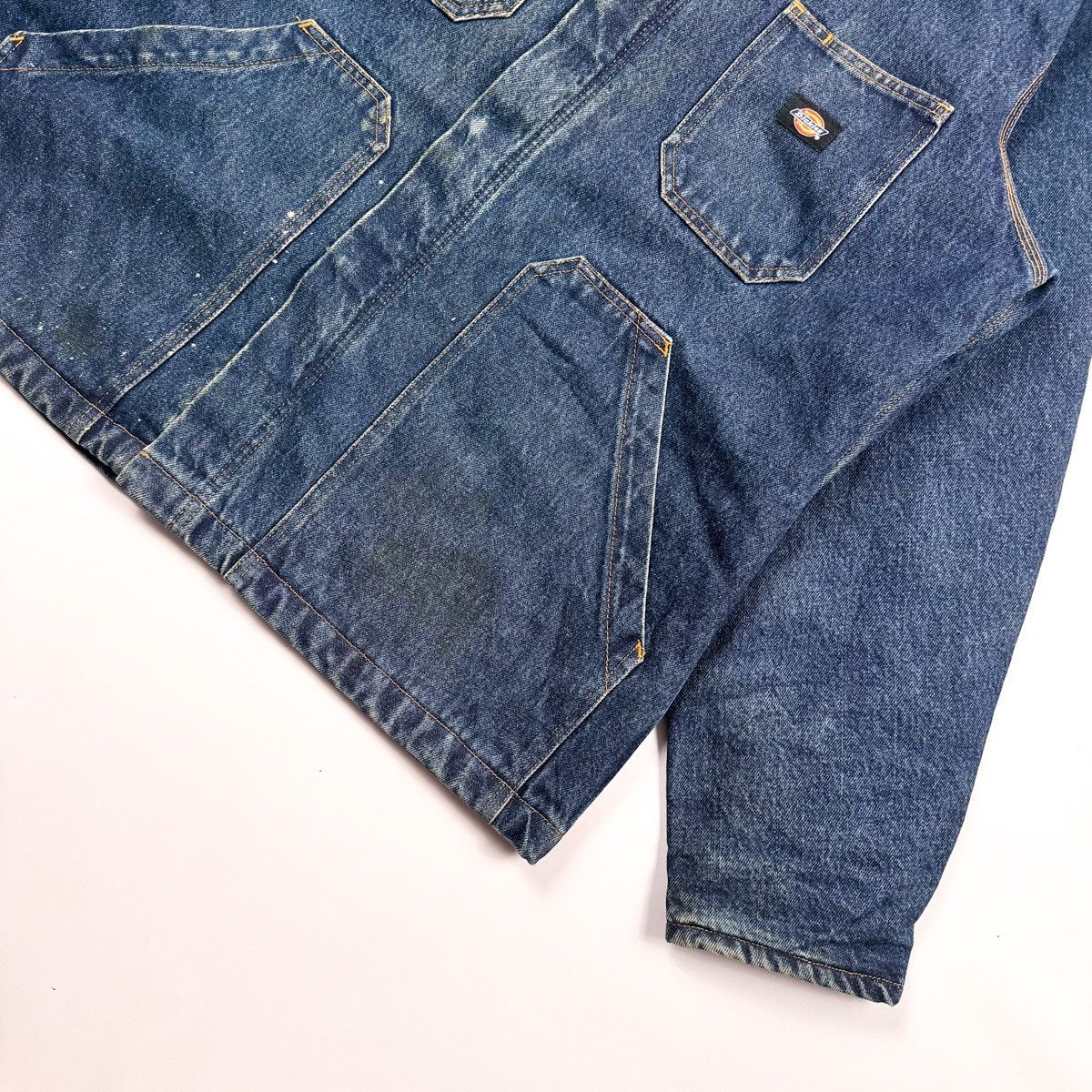 Dickies Dickies Denim Zip Front Chore Coat Size US L / EU 52-54 / 3 - 3 Thumbnail
