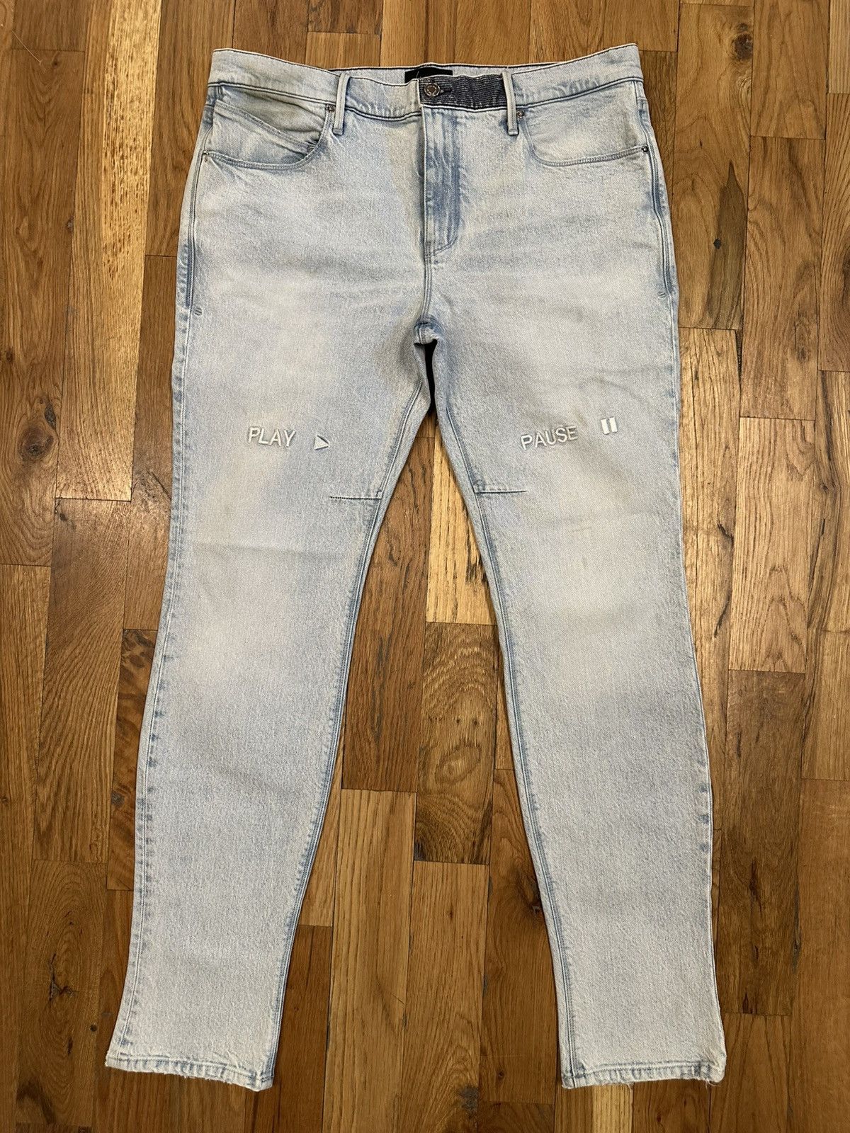 Rta Rta Play Pause Light Blue Denim Jeans Size 38 Size US 38 / EU 54 - 1 Thumbnail