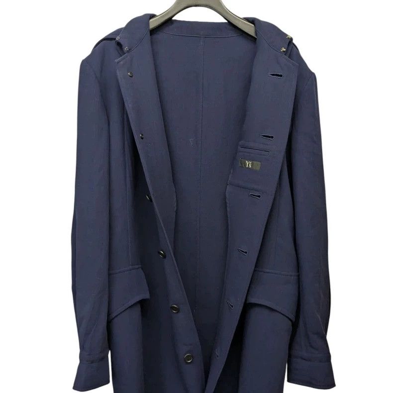 Y's Y's Navy Blue Coat Size US S / EU 44-46 / 1 - 4 Thumbnail