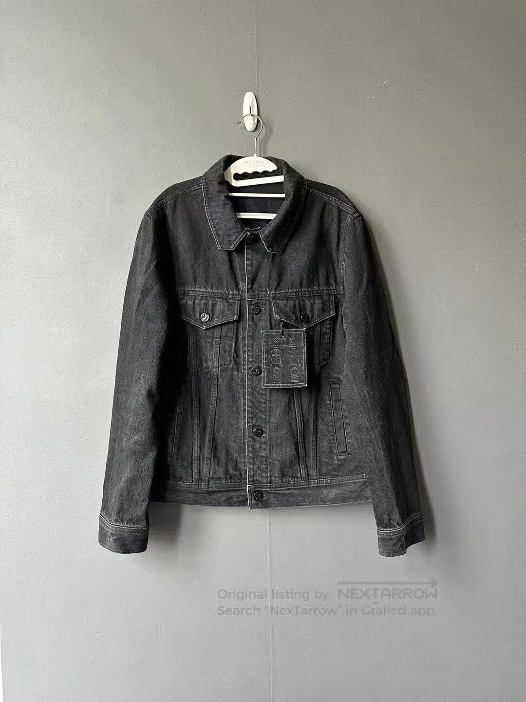 Louis Vuitton Louis Vuitton Washed Black DNA Tag Denim Jacket| Size XL / US 12-14 / IT 48-50 - 1 Thumbnail