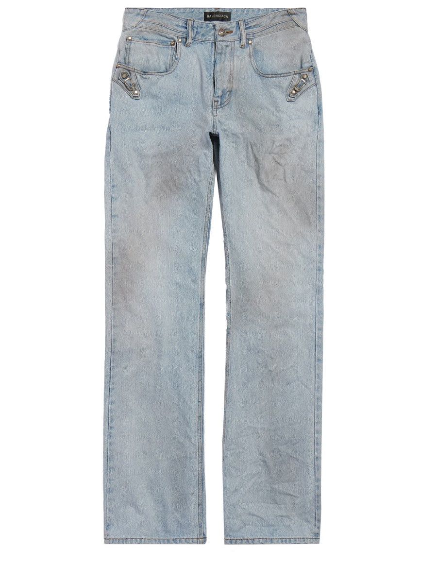 Balenciaga BALENCIAGA PANTS "CITY" - DENIM (JEANS 27) Size 27" / US 4 / IT 40 - 1 Thumbnail