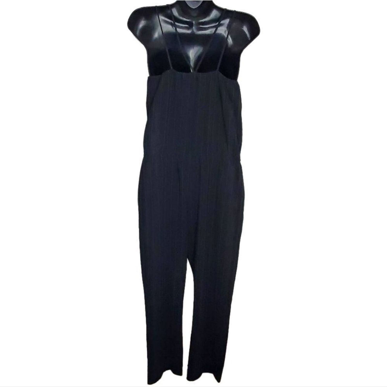 Jonathan Simkhai Jonathan Simkhai Black Blouson Straight Leg Jumpsuit Size S Size 27" / US 4 / IT 40 - 4 Thumbnail