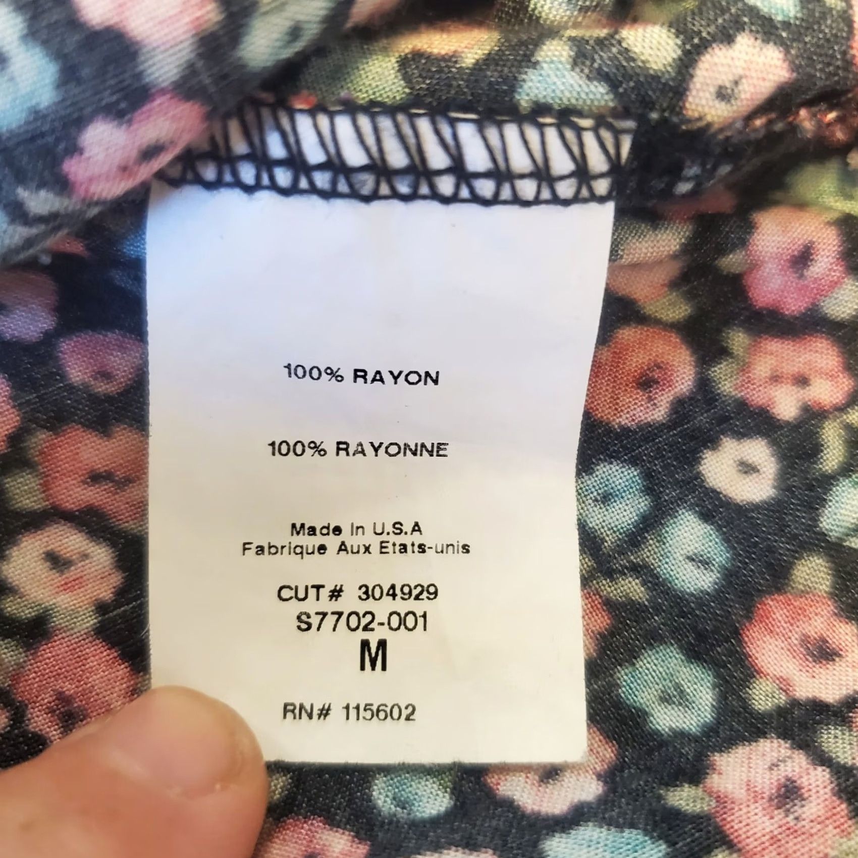 Vintage Lush Womens Skater Floral Skirt Sz M Pull On Twee Size 32" / US 10 / IT 46 - 6 Thumbnail