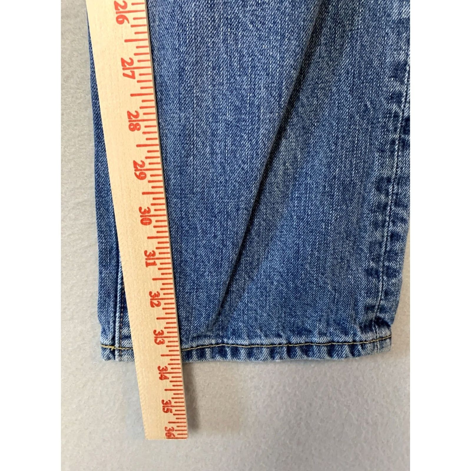 Abercrombie & Fitch VINTAGE Abercrombie & Fitch Jeans Slim Straight 30x36 Distressed Button Fly Blue Mens Regular 5-Pocket Grunge Style Retro College USA Size US 30 / EU 46 - 7 Thumbnail