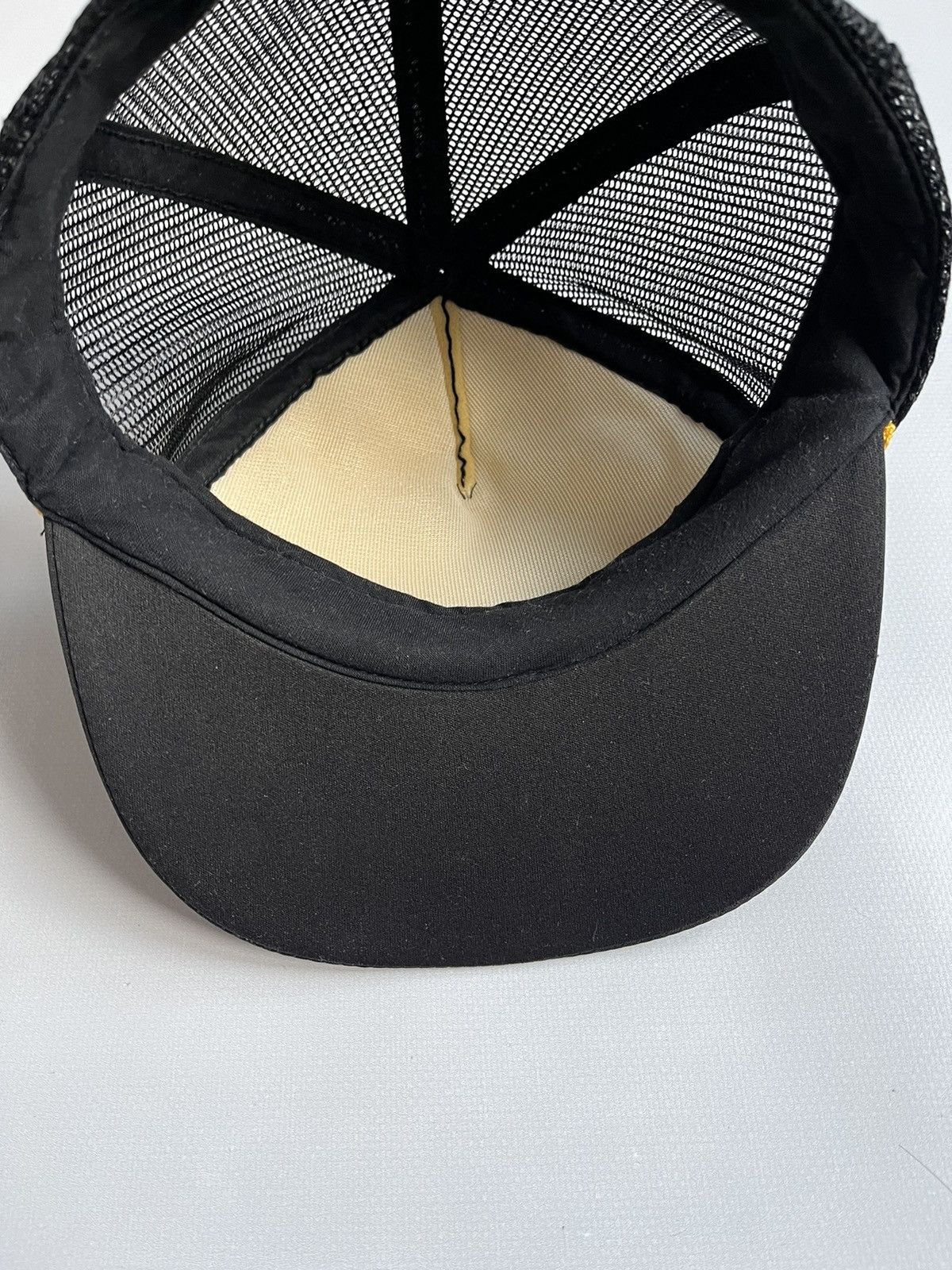 Other Vintage 80s Cobmaster Black Golden Wreath Trucker Cap Size ONE SIZE - 7 Thumbnail