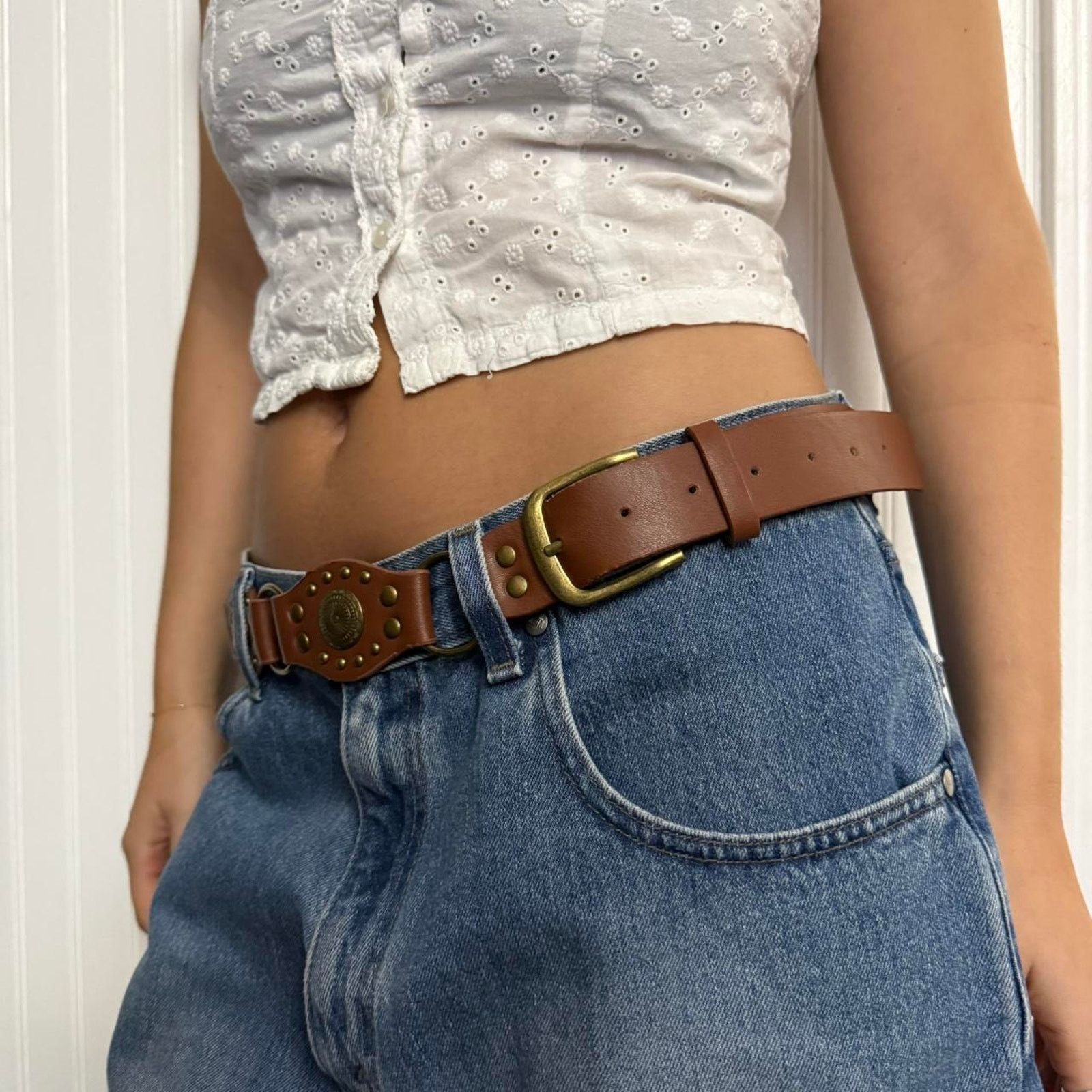 Other Brown vegan leather boho MENS2 Size ONE SIZE - 2 Thumbnail
