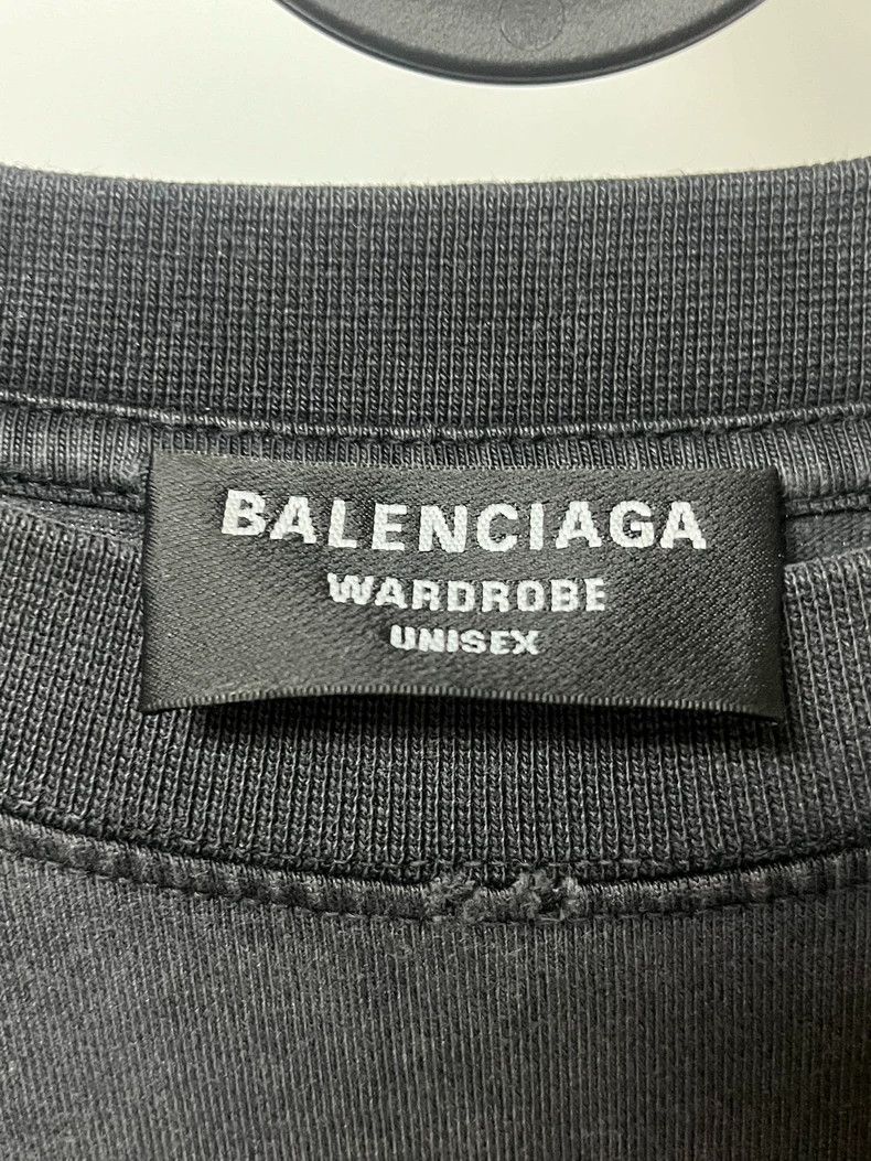 Balenciaga Balenciaga Black washed black short sleeve Size US M / EU 48-50 / 2 - 4 Thumbnail
