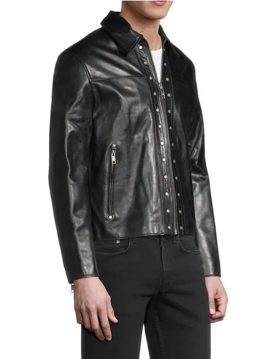 Blk Dnm Studded Leather Jacket. Medium Size US M / EU 48-50 / 2 - 6 Thumbnail
