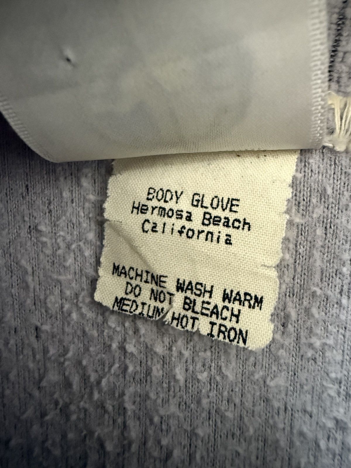 Body Glove 🔥 Vintage 90's Body Glove Distressed Sweat Hoodie Jacket - M Size US M / EU 48-50 / 2 - 10 Thumbnail