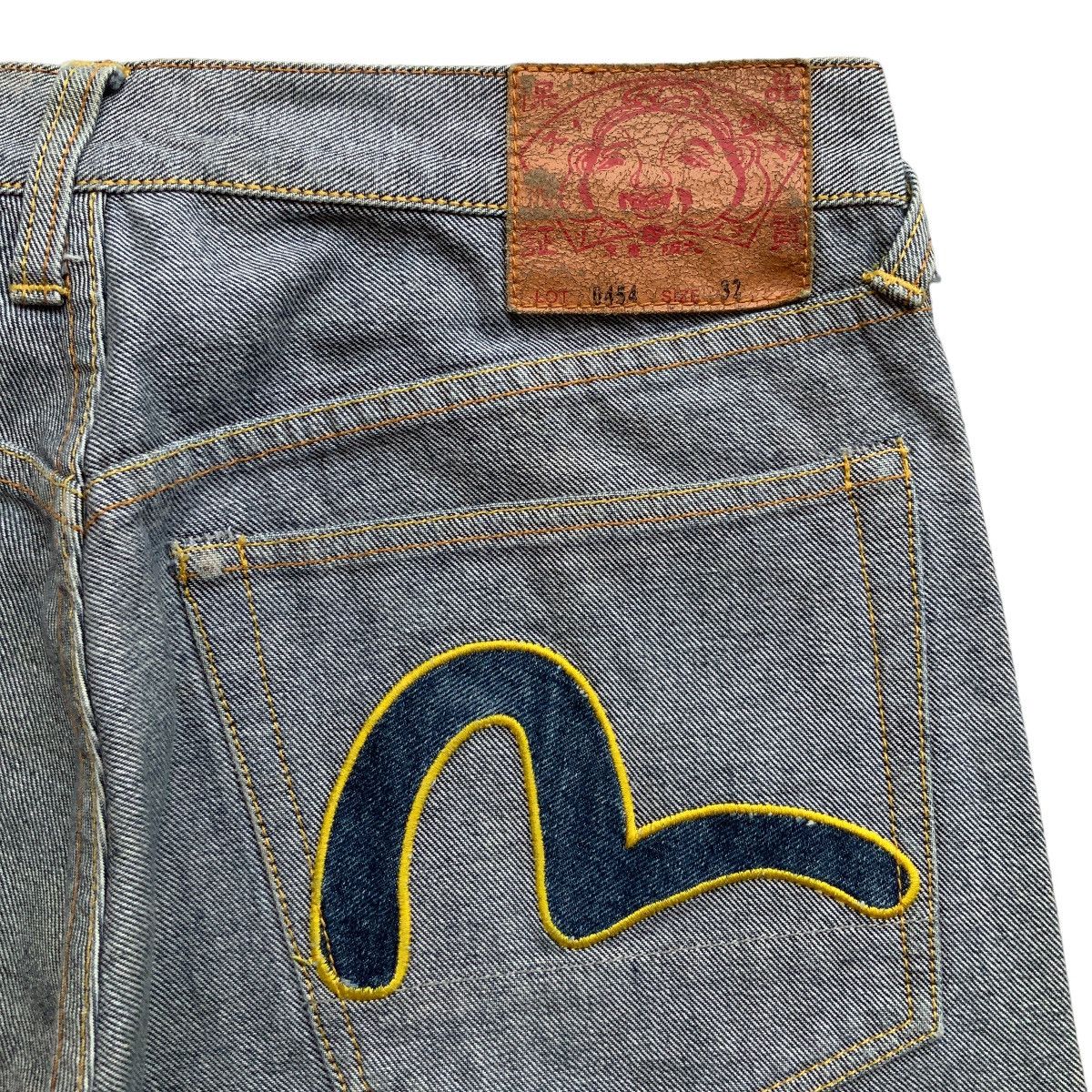 Evisu SALE!! 🤝🏼 EVISU SEAGUL INSIDE OUT SELVEDGE JEANS Size US 31 - 3 Thumbnail