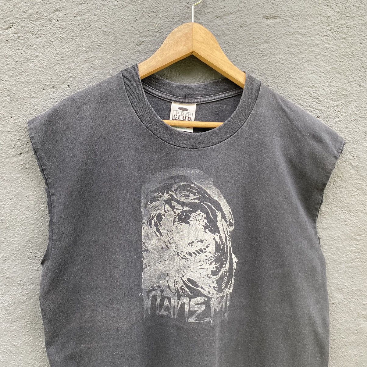 Vintage 💥SICK💥Thrashed Faded Vintage Screaming Man ERD GRUNGE TEE Size US L / EU 52-54 / 3 - 2 Thumbnail