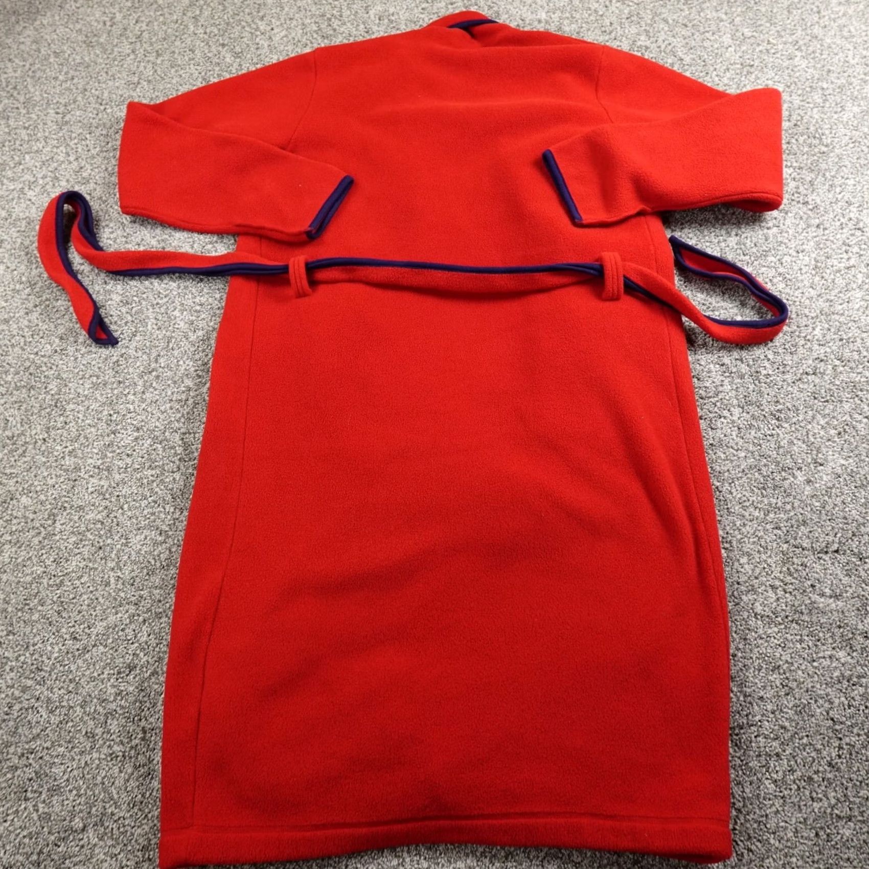 J.Crew VTG J.CREW Robe Mens XS Red Fleece Belted Shawl Tie Night USA Sleep Bath Bathrobe Shoal Oarsman Preppy USA Mens XS Red VTG J.CREW Robe Size US XS / EU 42 / 0 - 6 Thumbnail
