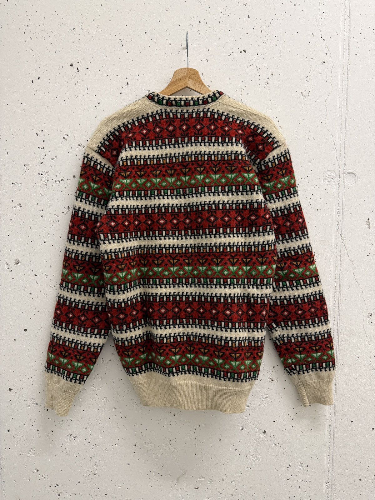 Yohji Yamamoto Yohji Yamamoto Pour Homme AW89 Ethnic Knit Sweater Size US L / EU 52-54 / 3 - 6 Thumbnail