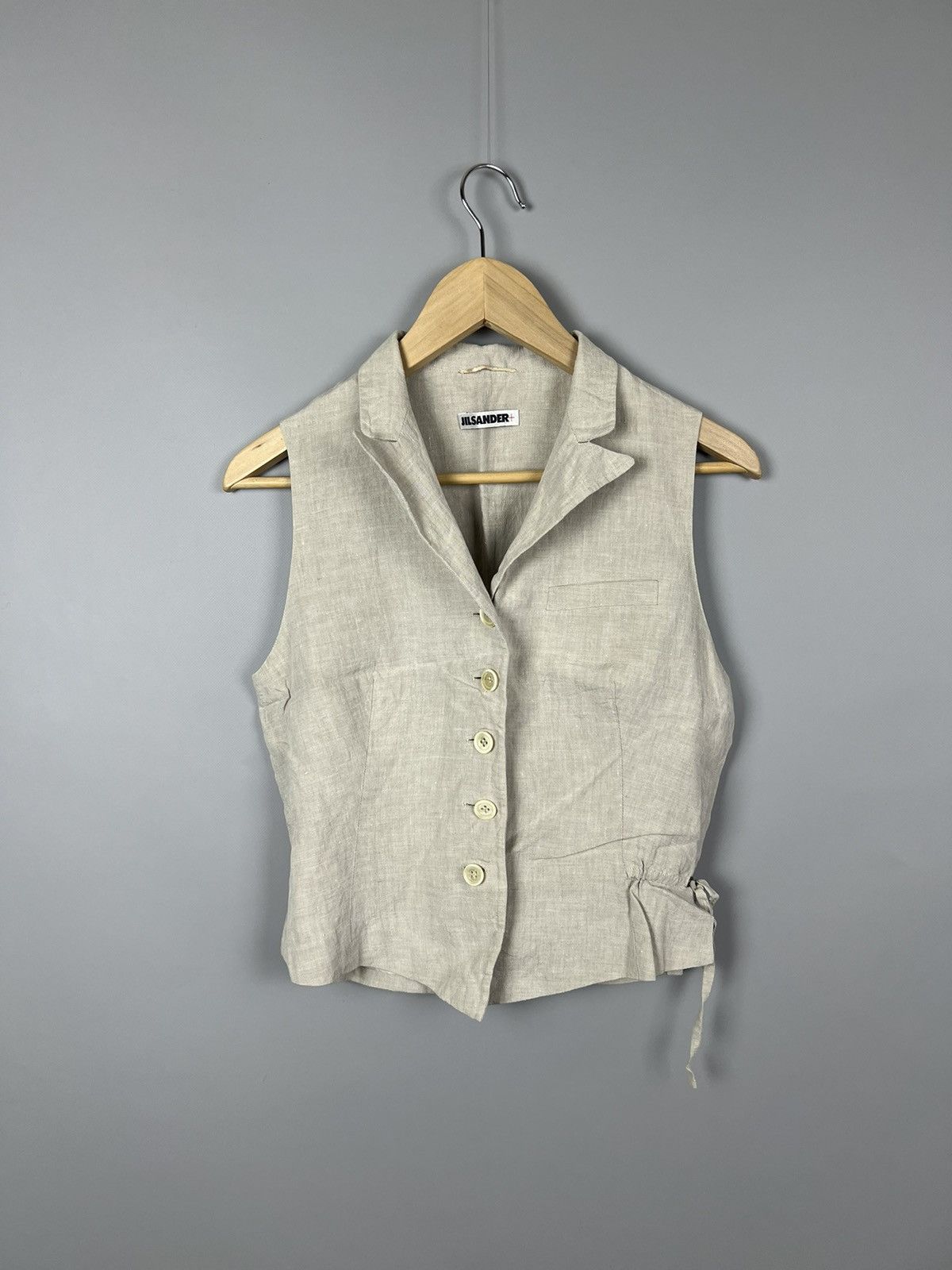 Jil Sander Jil Sander+ Linen Vest Rare vintage Size S / US 4 / IT 40 - 12 Thumbnail