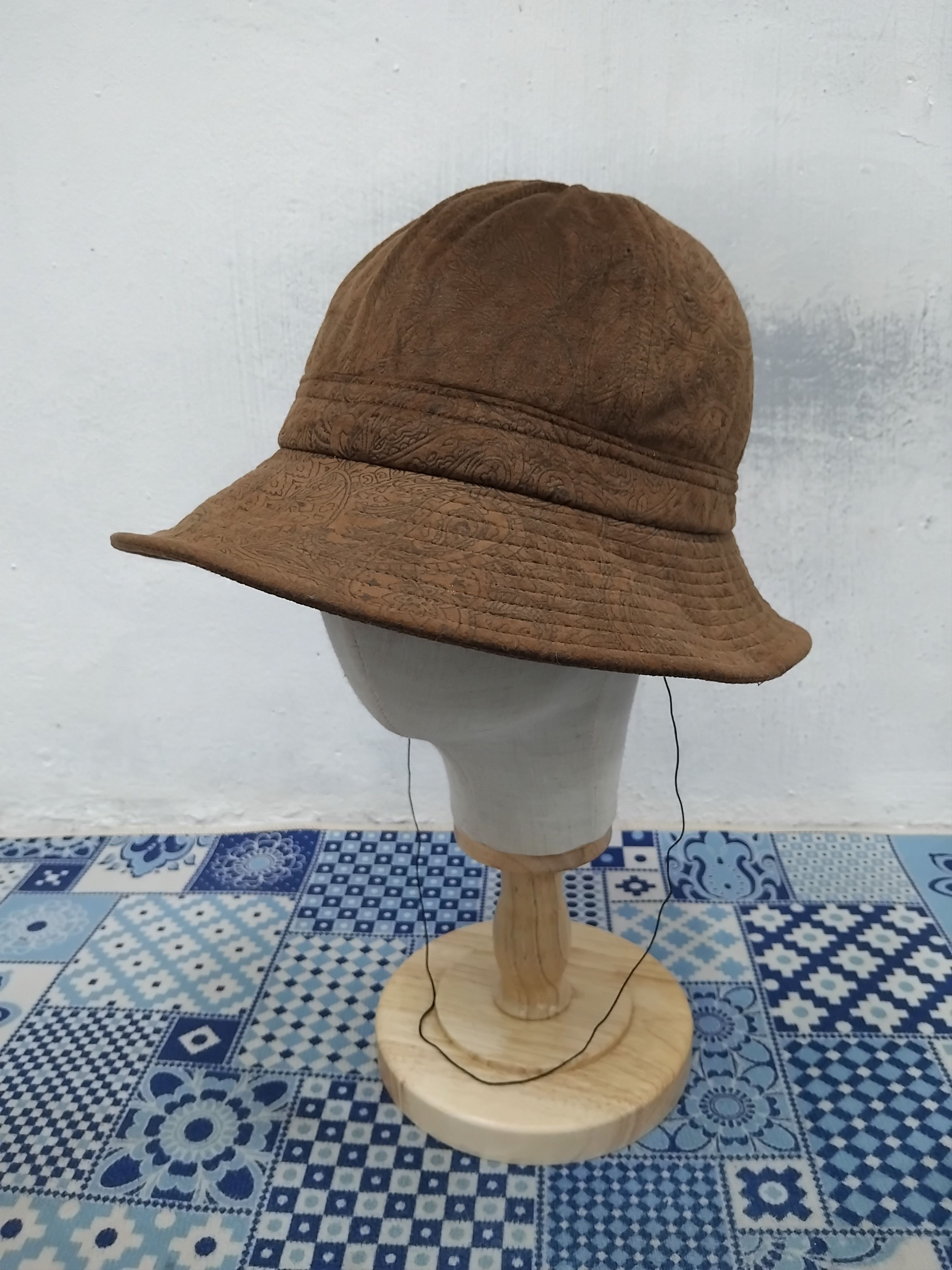 Japanese Brand 💥Unnamed liberty style chocolates colour hat Size ONE SIZE - 4 Thumbnail