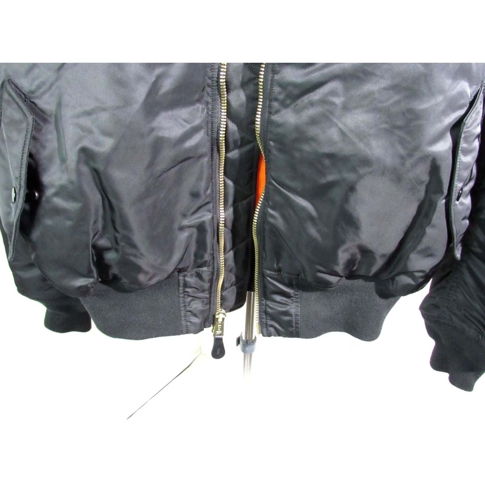 Vintage VINTAGE Alpha Industries MA1 Reversible Black Orange Rocket Flight Bomber Jacket XL Size US XL / EU 56 / 4 - 2 Thumbnail