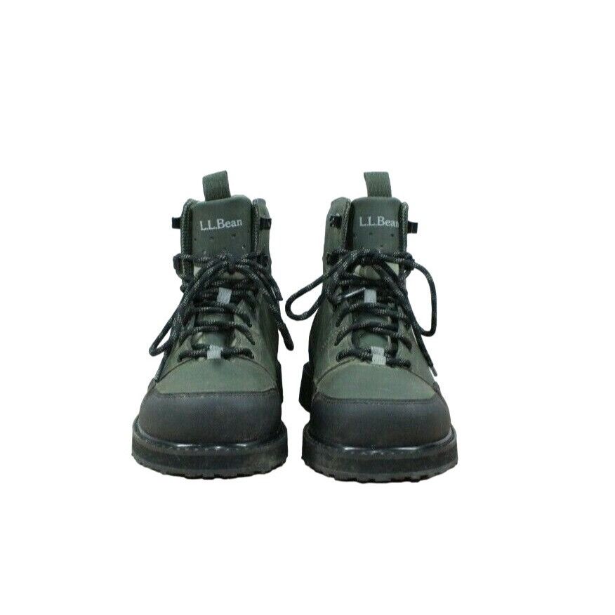 L.L. Bean LL Bean Emerger Gray Leather Wading Fishing Boots Size US 5 / EU 37 - 4 Thumbnail