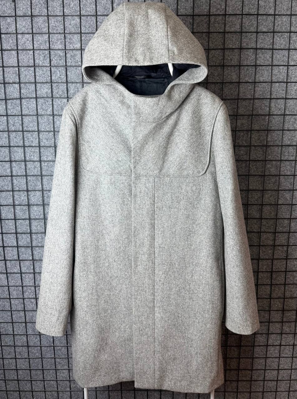 Cos COS Wool Coat Long Hood Jacket Size 46 Size L / US 10 / IT 46 - 1 Thumbnail