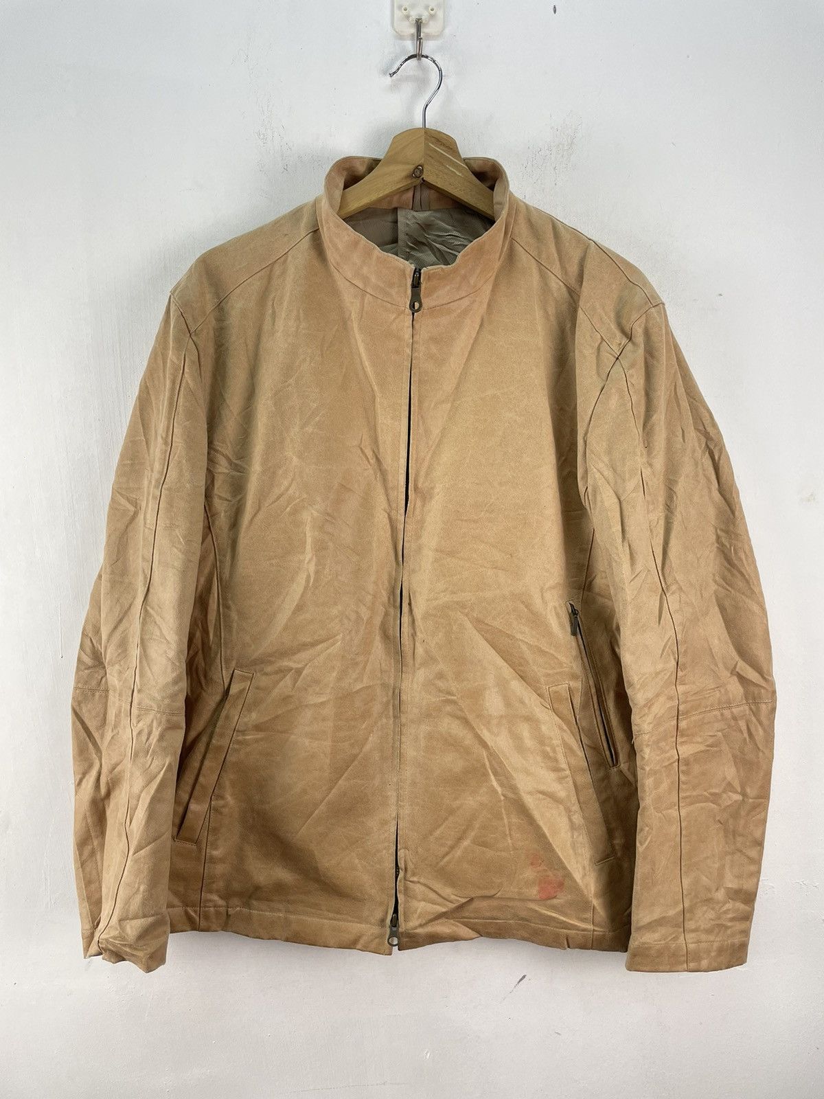 Genuine Leather Vintage Elle Paris Homme Leather Suede Jacket Motorcyle Size US L / EU 52-54 / 3 - 4 Thumbnail