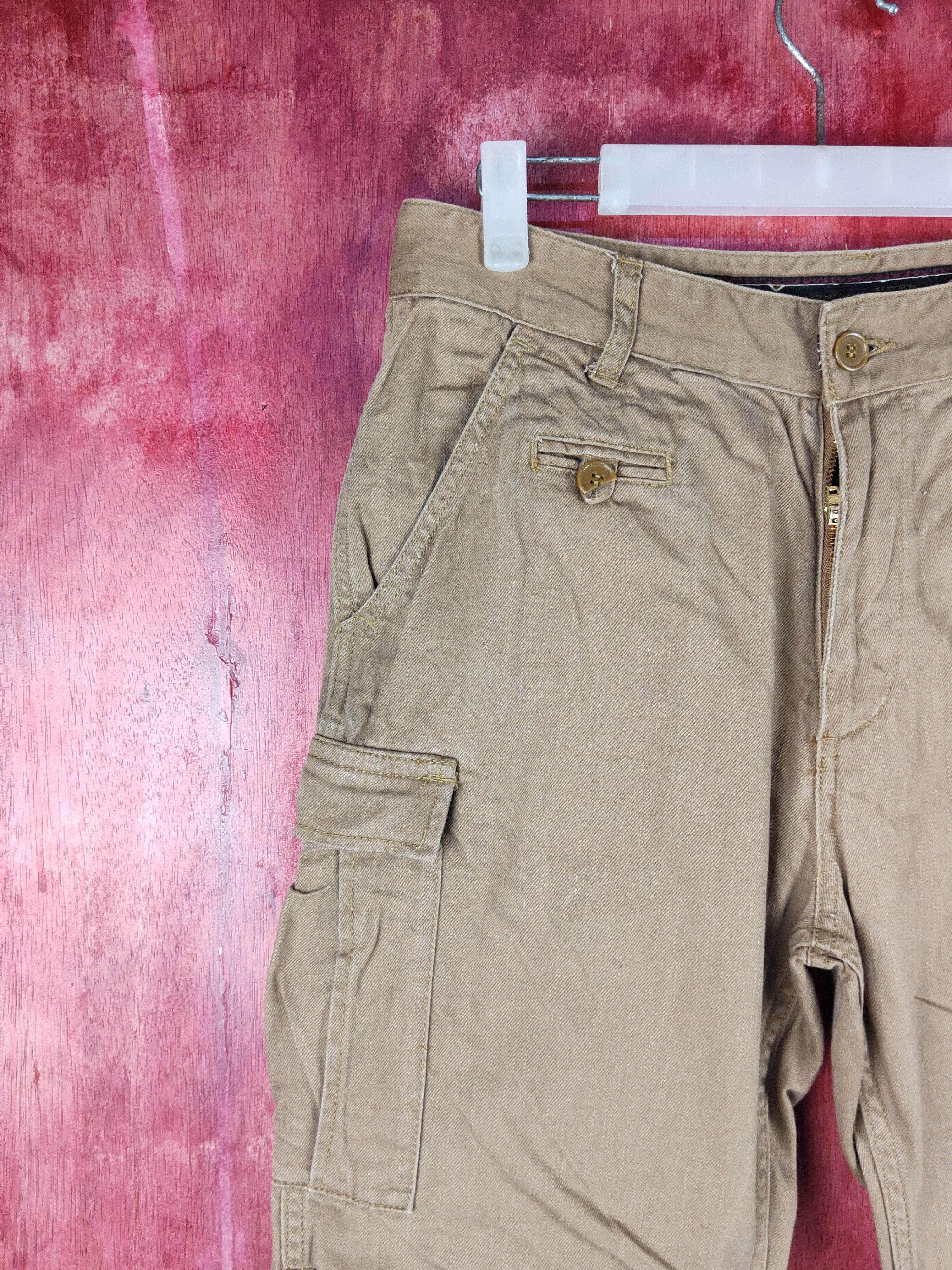 Japanese Brand Pincponc Brown Multipocket Tactical Half Pants #S1769 Size US 31 - 4 Thumbnail