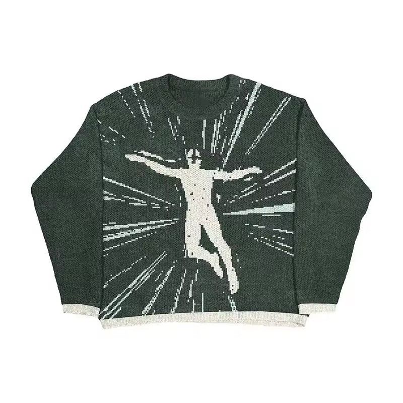Japanese Brand × Vintage Knit Hip Hop gothic punk sweater Size US M / EU 48-50 / 2 - 1 Thumbnail