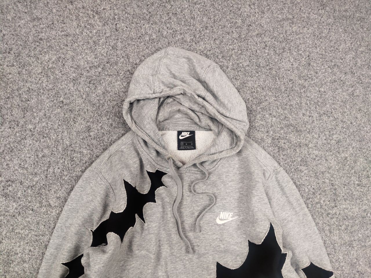 Nike Vintage Nike Gray Hoodie Y2K Style Designer Exclusive Size US M / EU 48-50 / 2 - 4 Thumbnail