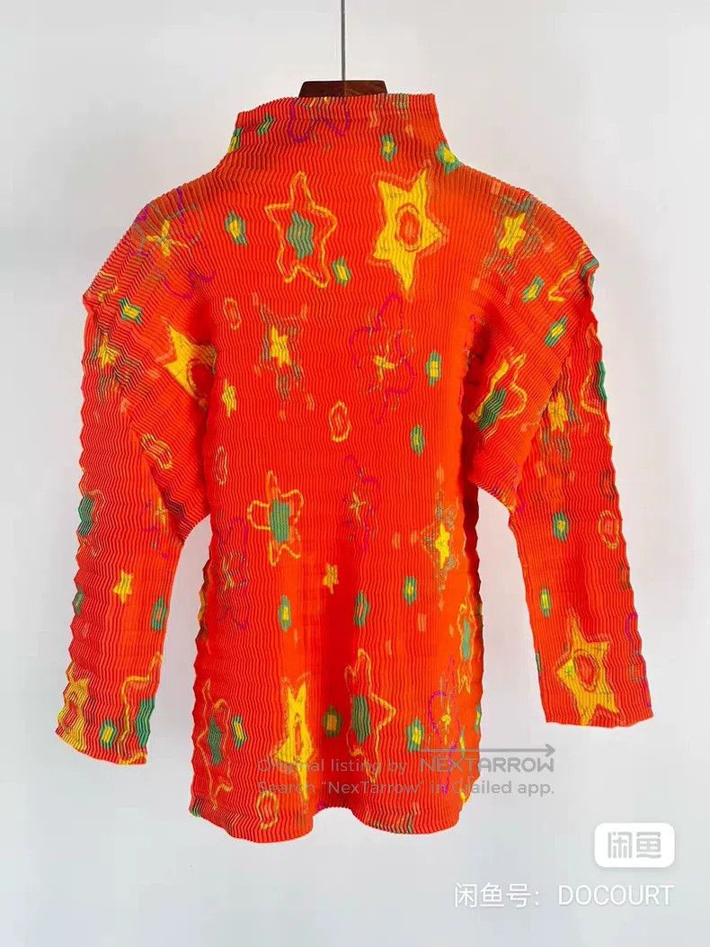 Issey Miyake Issey Miyake Orange Long Sleeve Size M / US 6-8 / IT 42-44 - 1 Thumbnail