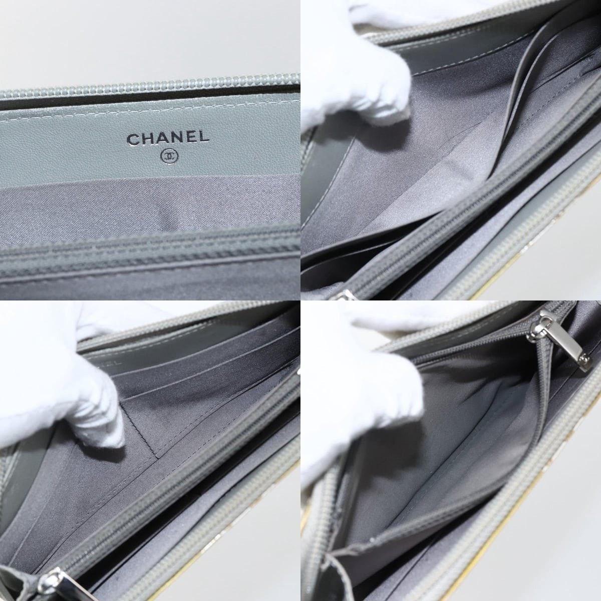 Chanel Chanel Icon Line Long Wallet Size ONE SIZE - 6 Thumbnail