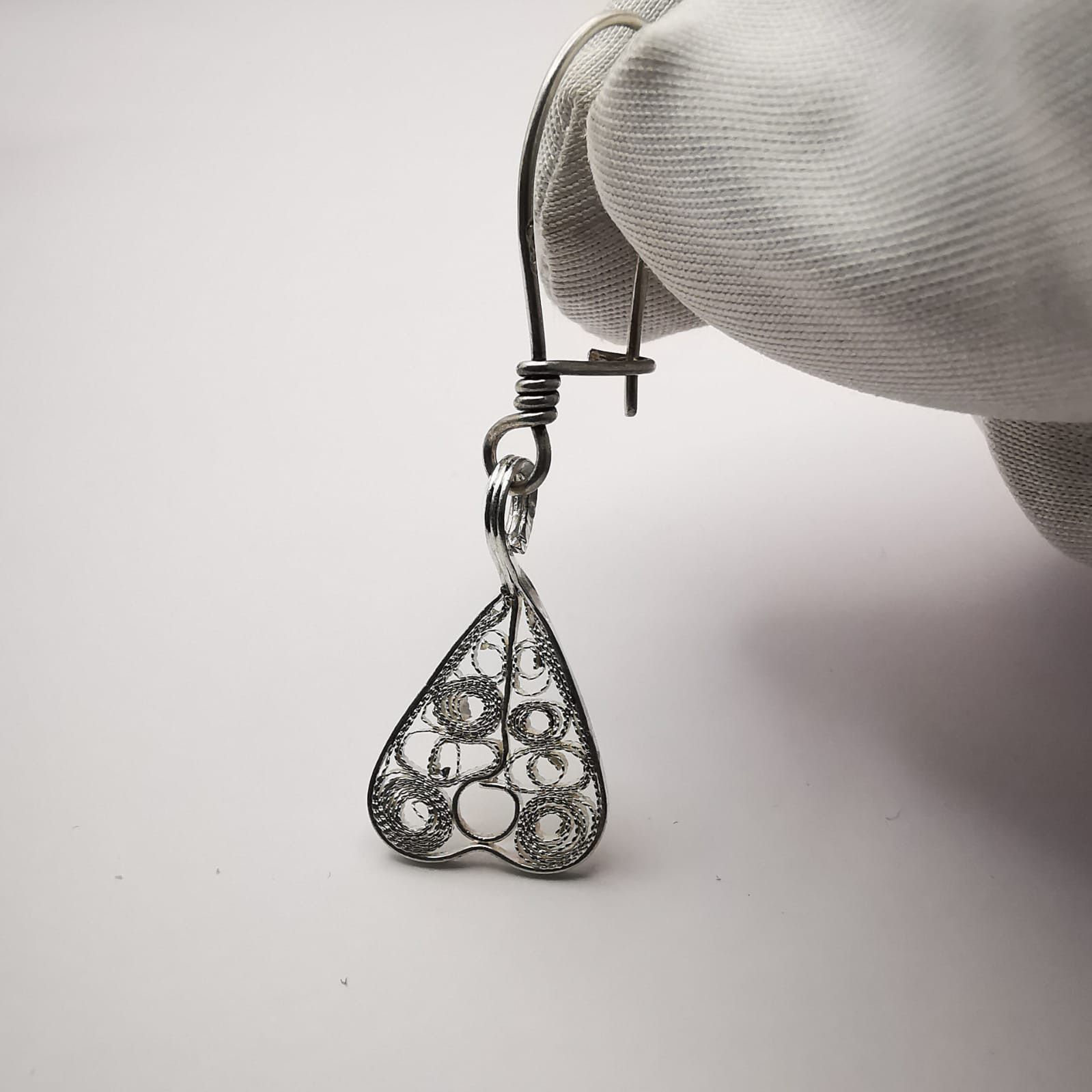 Sterling Silver × Vintage Vintage Earrings,925 Sterling Silver,Cubic Zirconia 2,4 g Size ONE SIZE - 3 Thumbnail