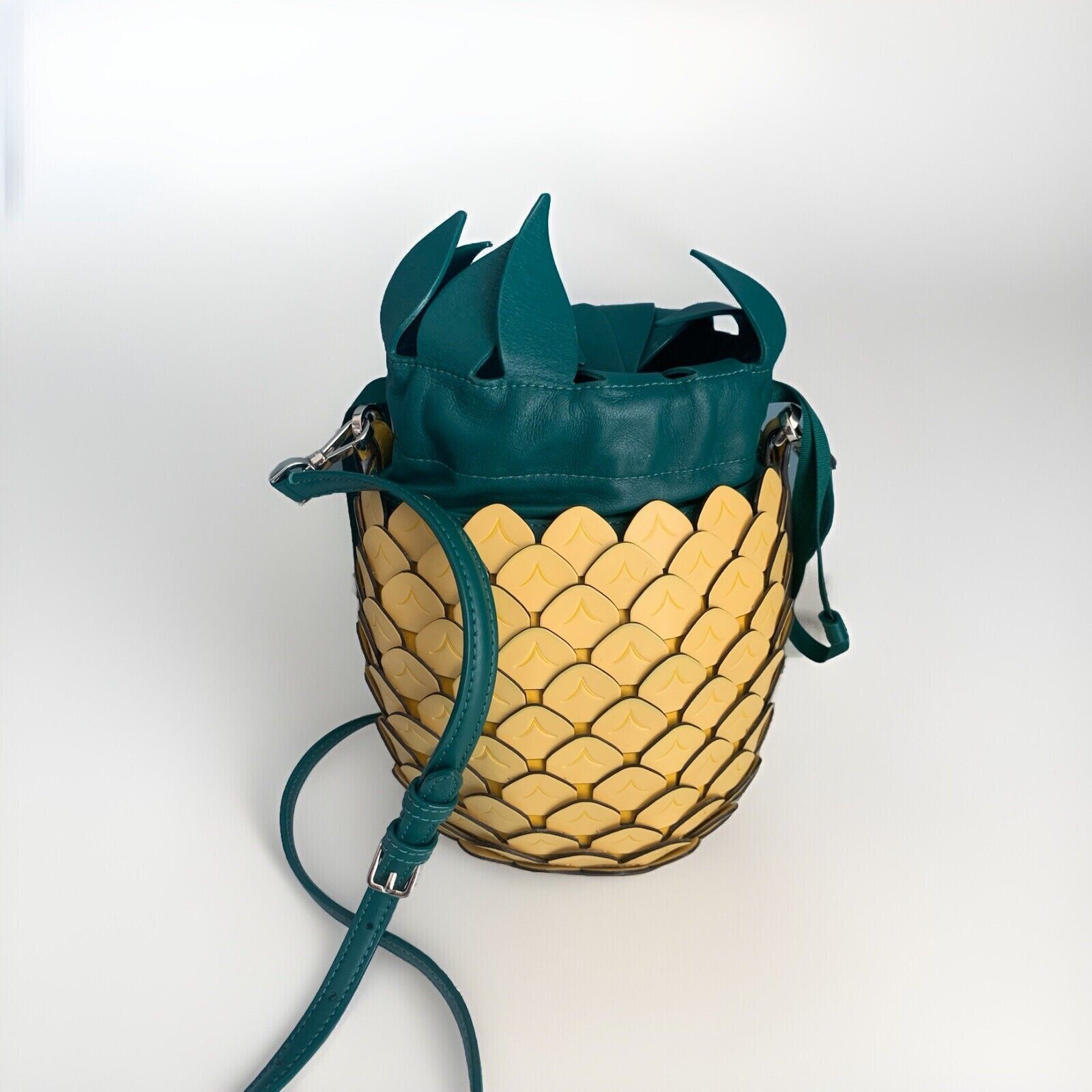 Kate Spade Kate Spade New York Pineapple Crossbody Yellow Leather Purse Size ONE SIZE - 11 Thumbnail
