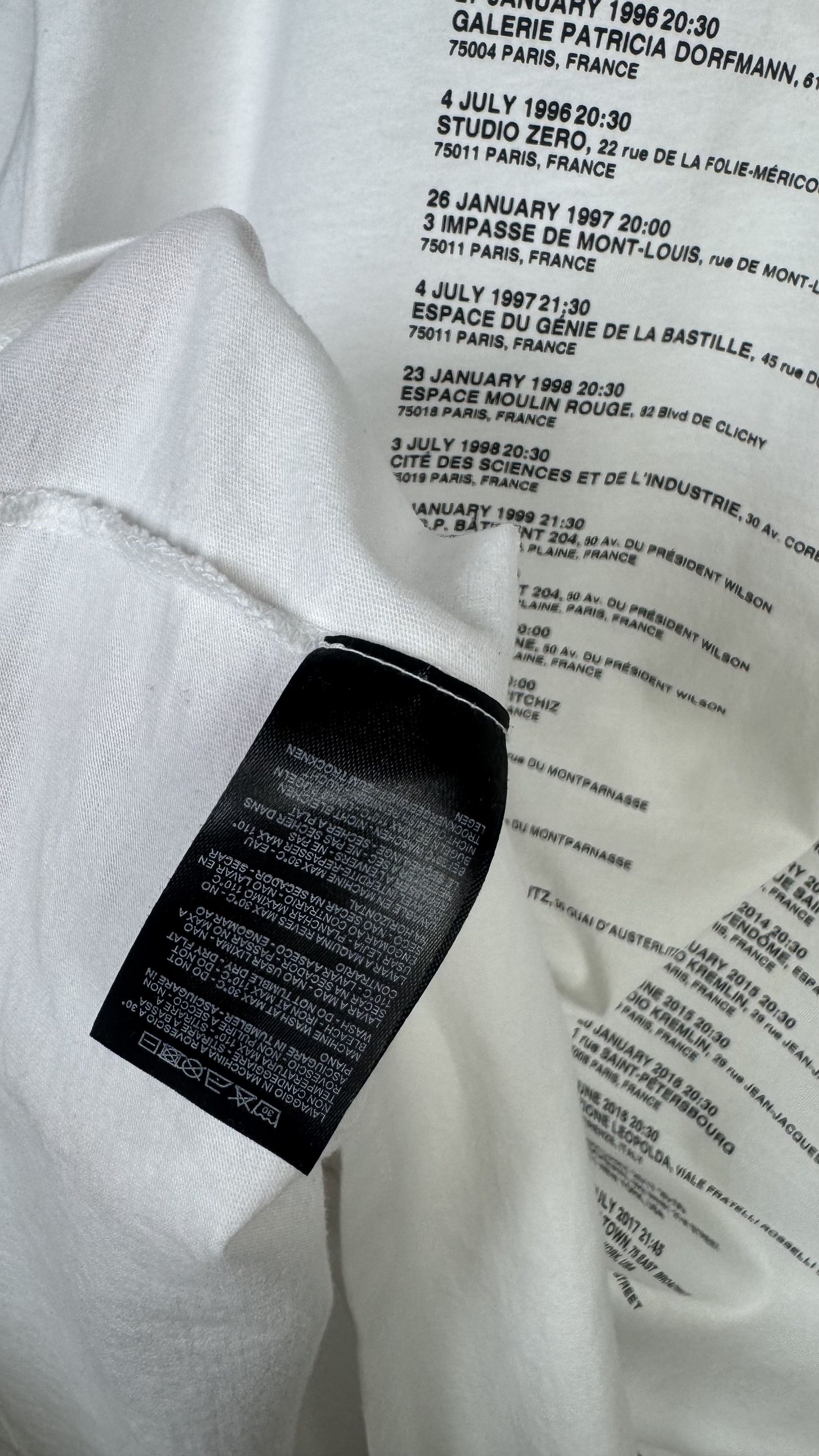 Raf Simons Raf Simons "DIPTYCH" Tour T-Shirt Size US L / EU 52-54 / 3 - 4 Thumbnail
